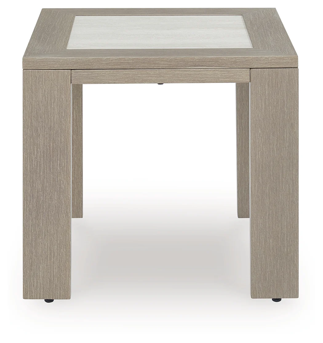 Kimpton Isle Brown Outdoor End Table - Image 2
