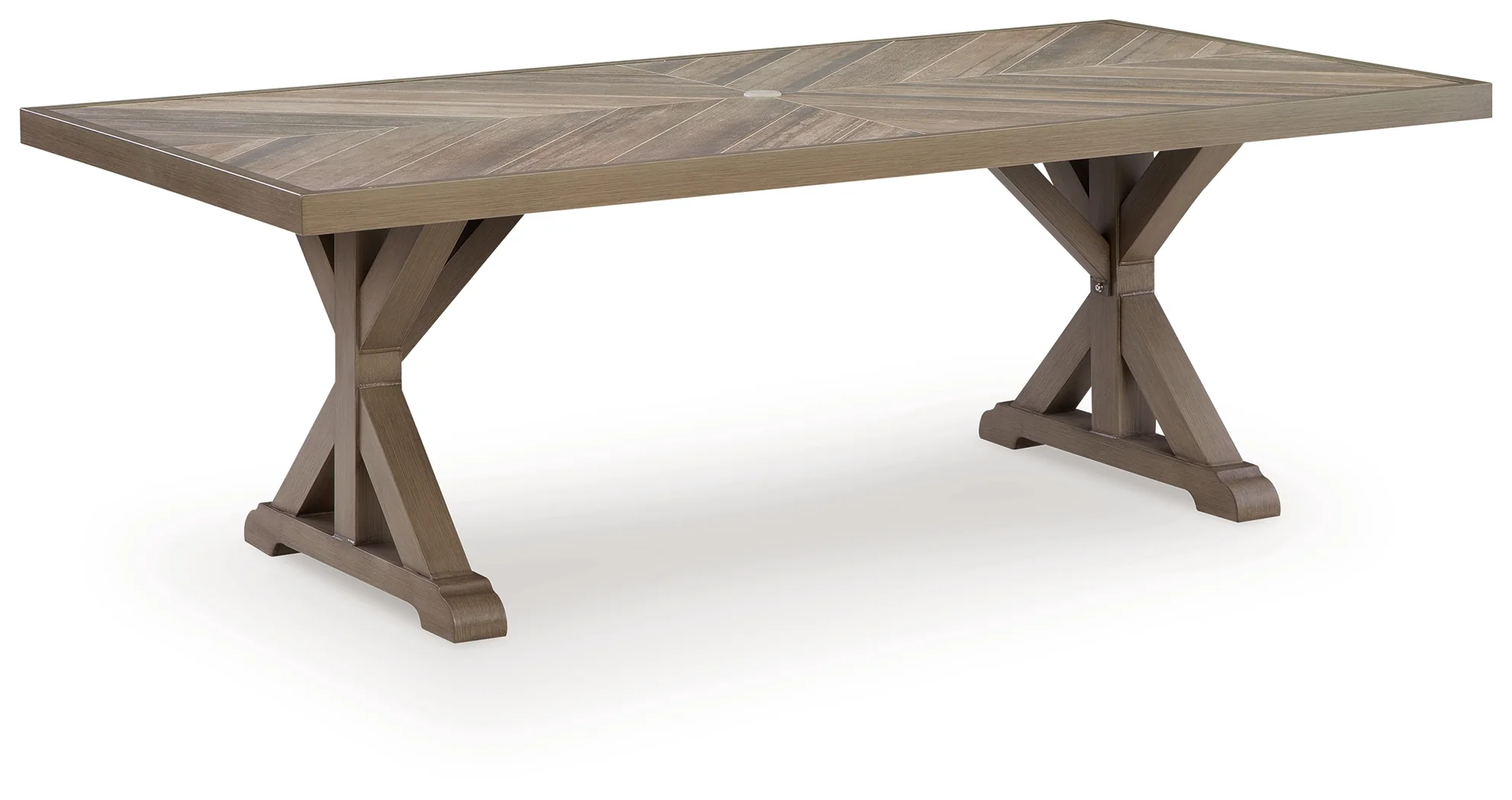 Laguna Heights Beige Outdoor Dining Table - Image 2