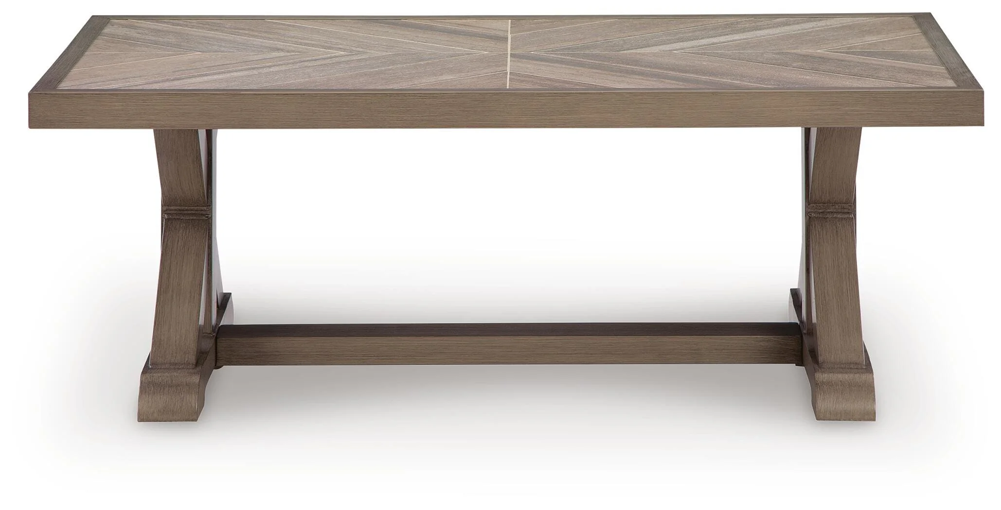 Laguna Heights Beige Outdoor Coffee Table - Image 3