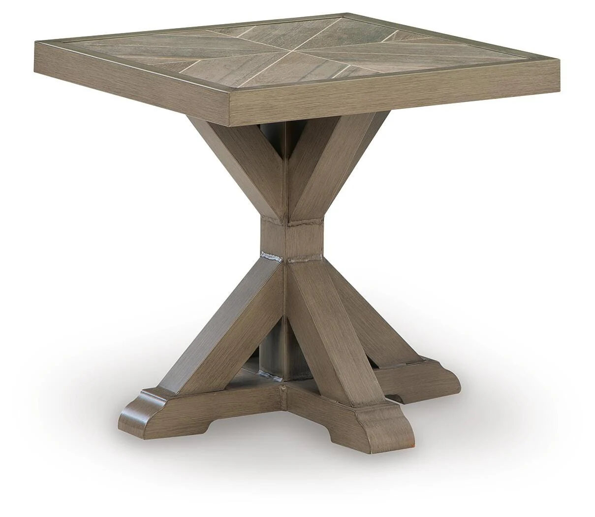 Laguna Heights Beige Outdoor End Table - Image 2