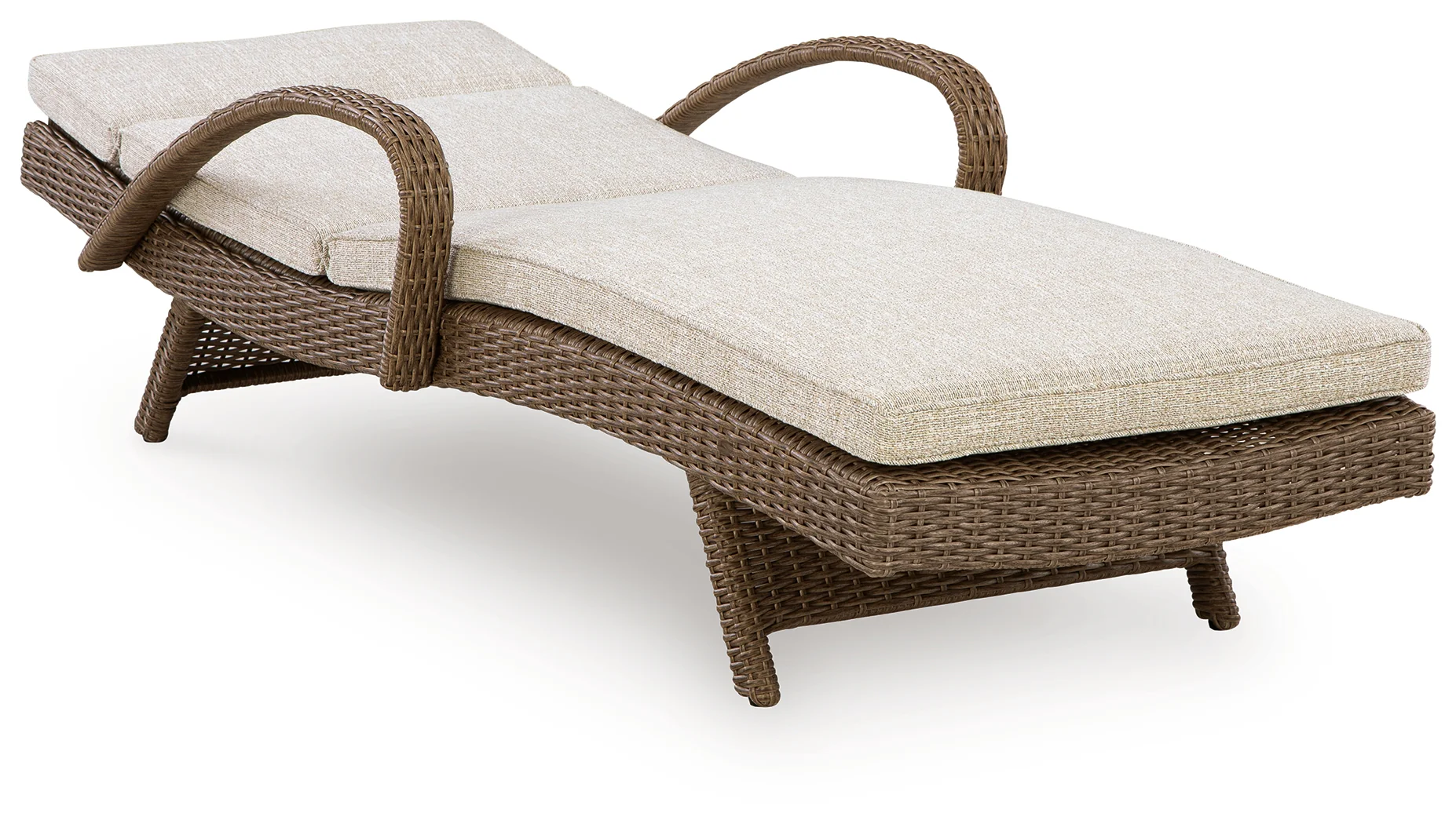 Laguna Heights Beige Chaise Lounge with Cushion - Image 3