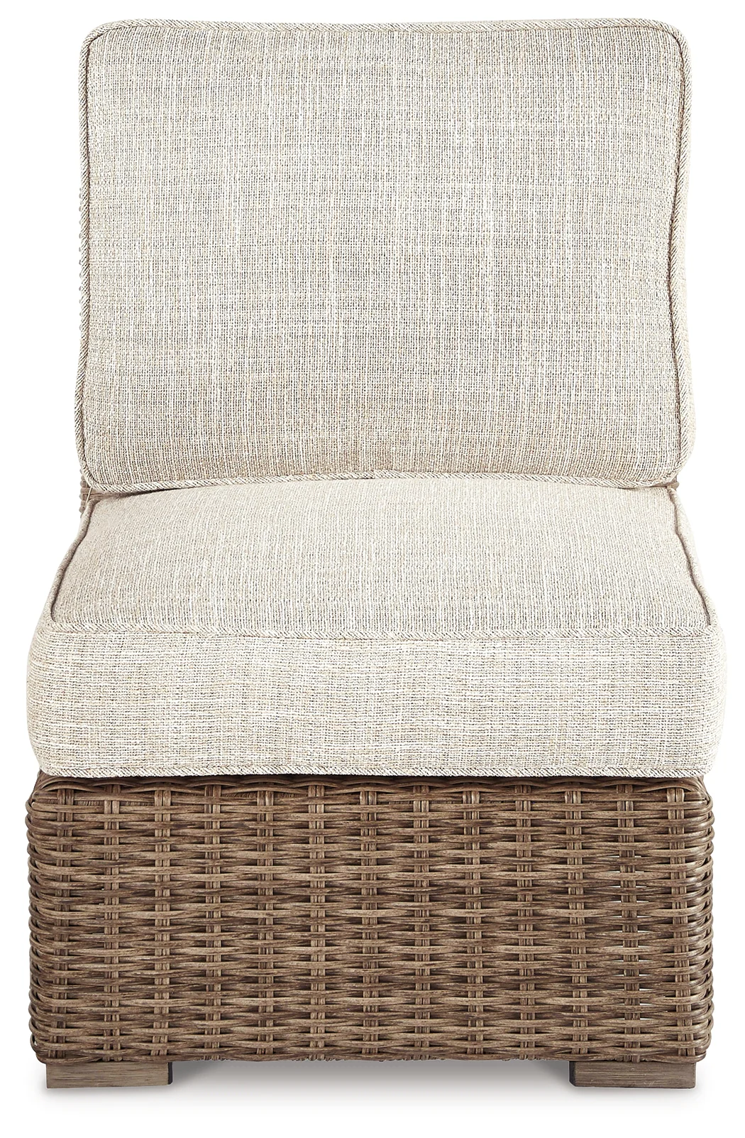 Beachcroft Beige 2-Piece Outdoor Sectional with Chair - Image 2