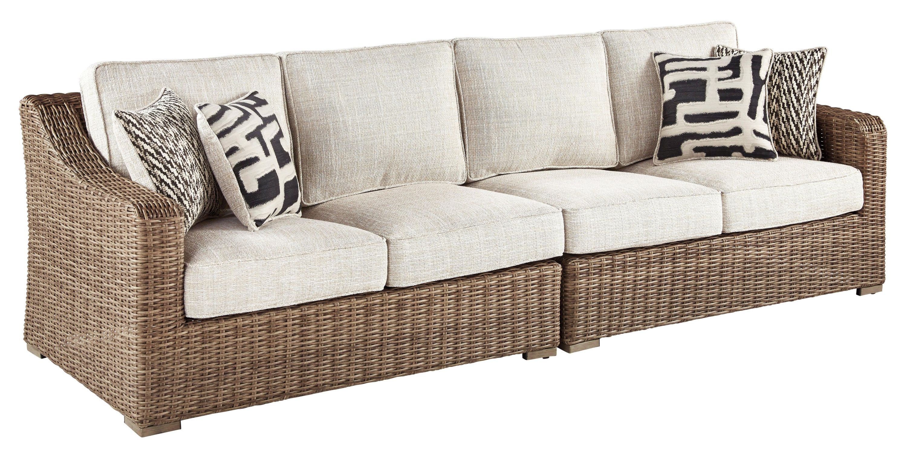 Beachcroft Beige 6-Piece Outdoor Seating Set - Image 3