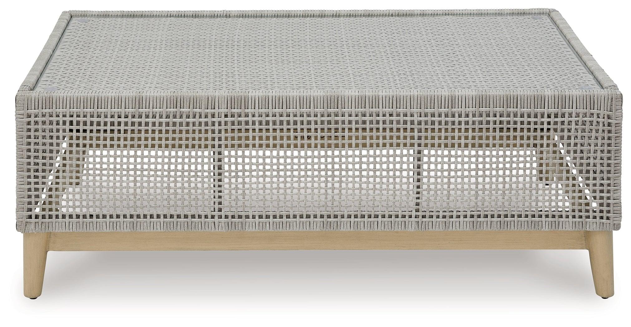 Seton Gray Creek Outdoor Sofa and Loveseat with Coffee Table - Image 3