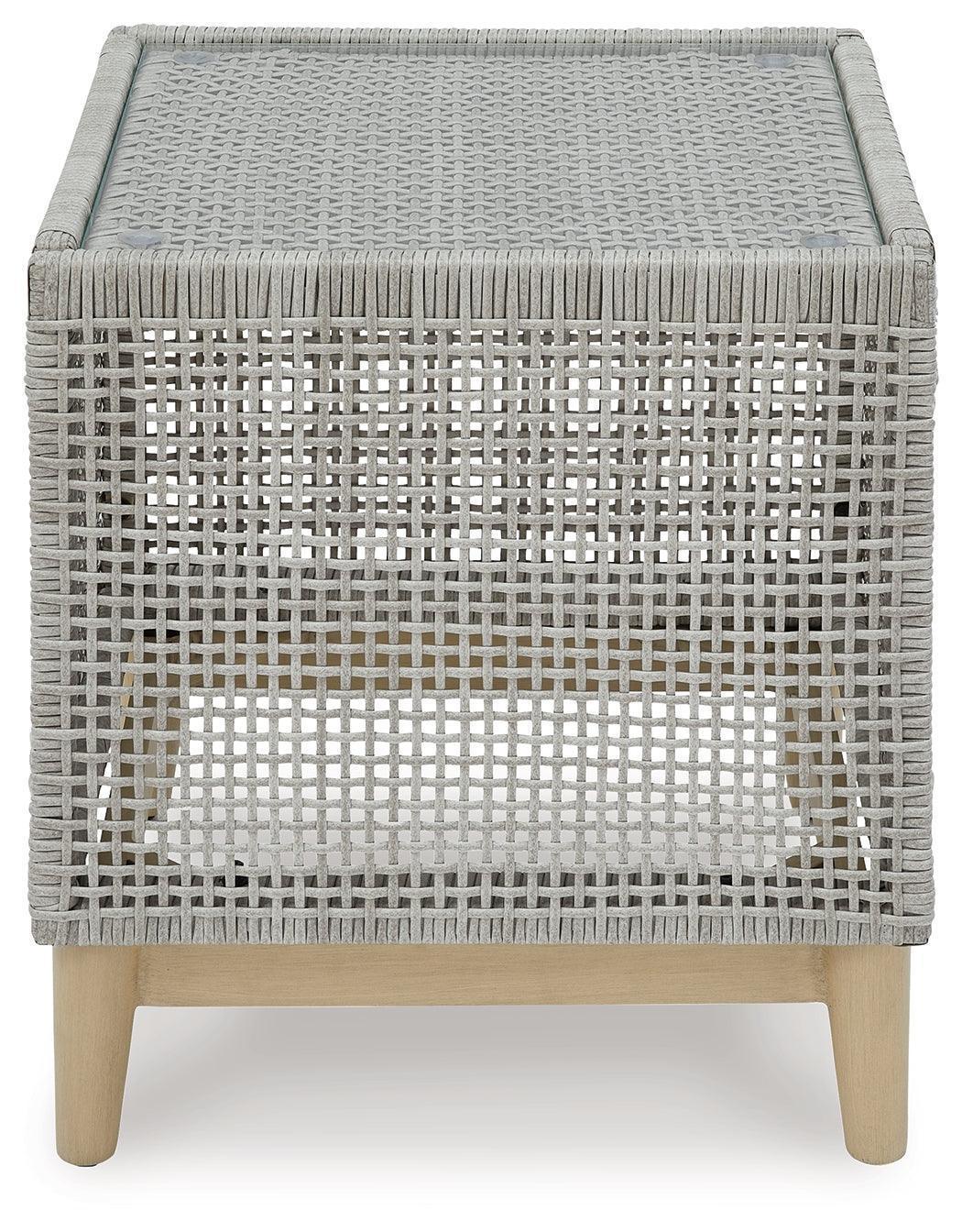 Seton Creek Gray Outdoor End Table - Image 3