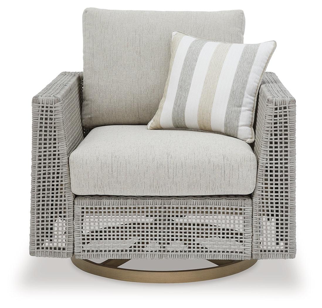 Seton Gray Creek 2 Outdoor Lounge Chairs with End Table - Image 3
