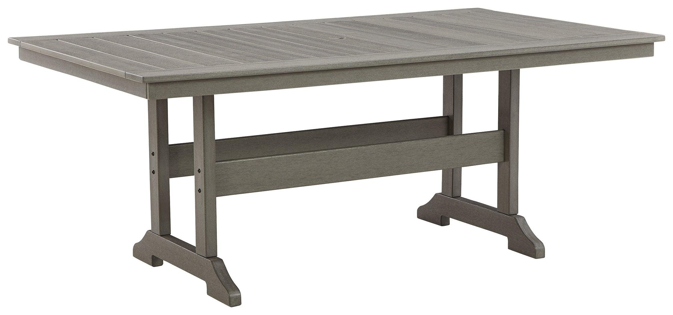 Visola Gray Outdoor Dining Table - Image 2