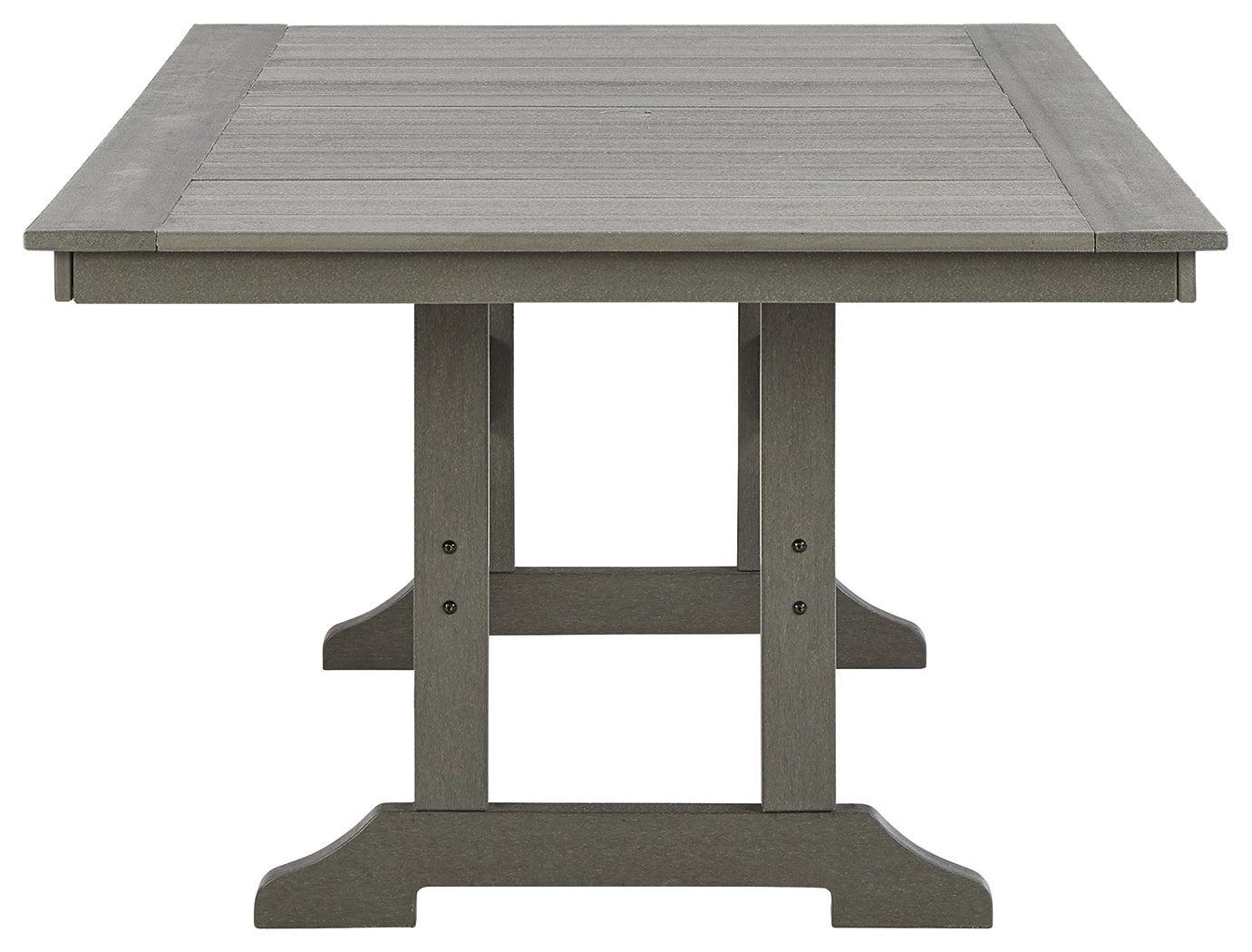 Visola Gray Outdoor Dining Table - Image 3