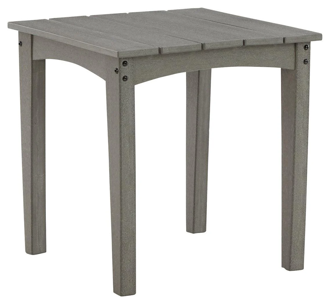 Visola Gray Outdoor End Table - Image 2