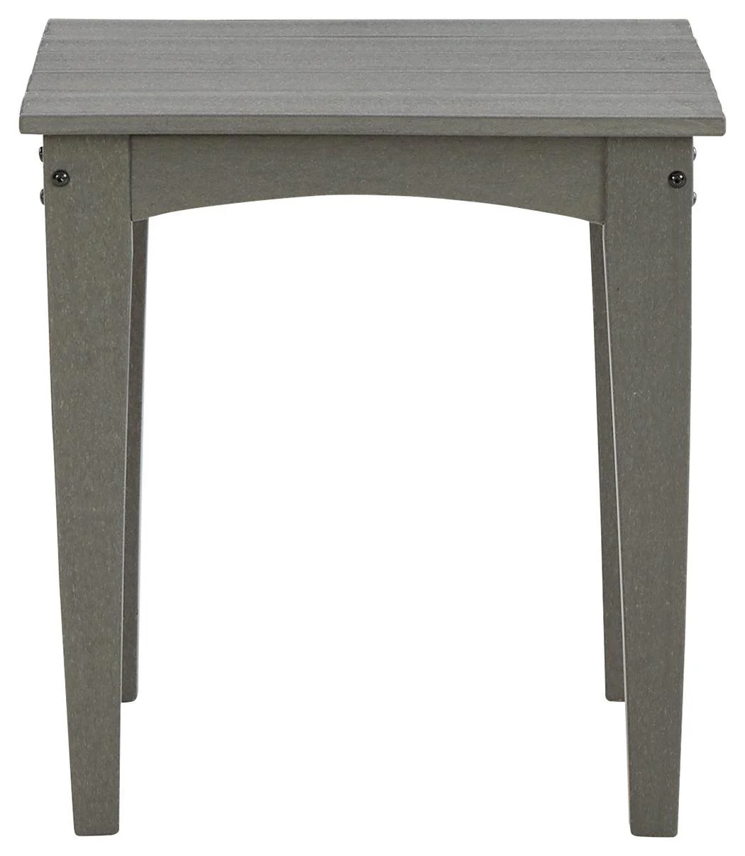 Visola Gray Outdoor End Table - Image 3