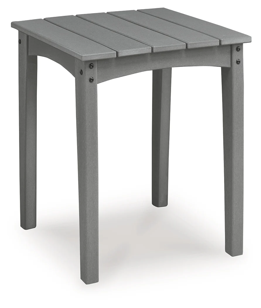 Cove Beach Gray Outdoor End Table - Image 2