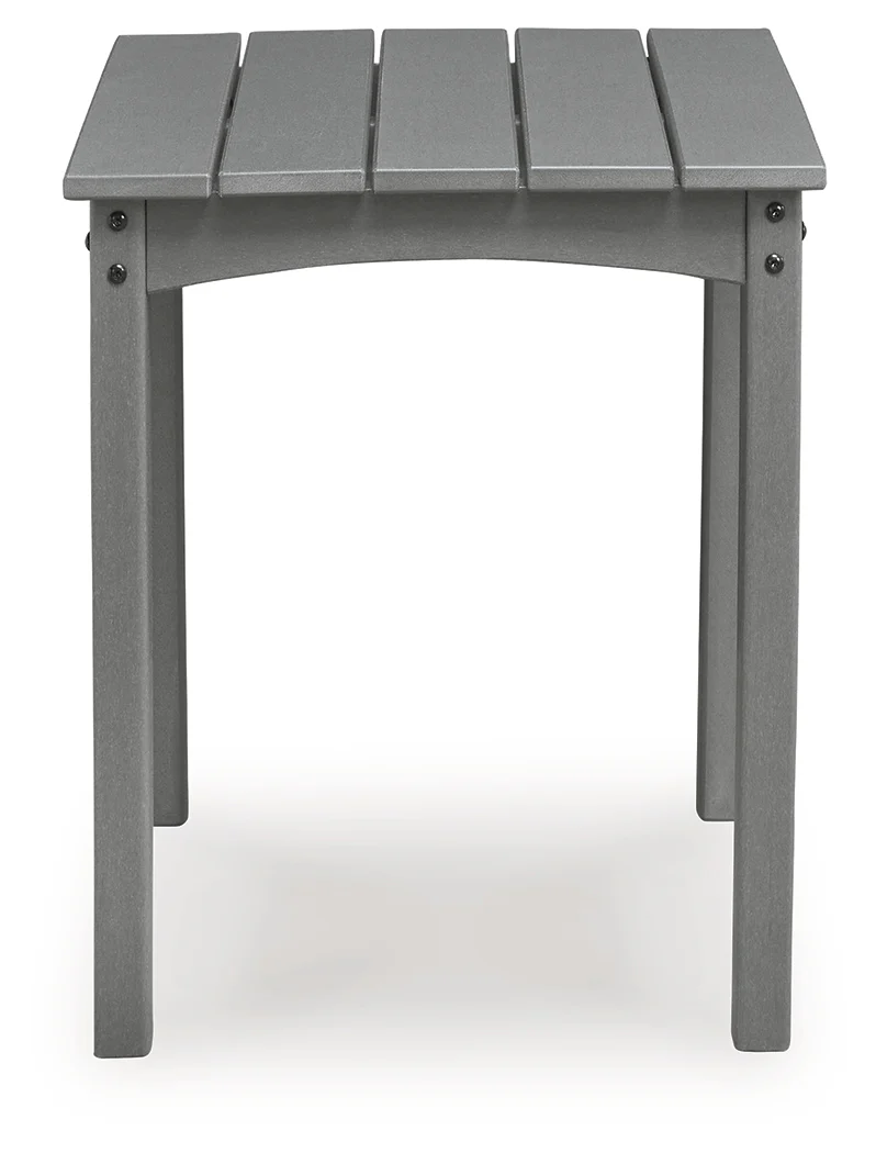 Cove Beach Gray Outdoor End Table - Image 3