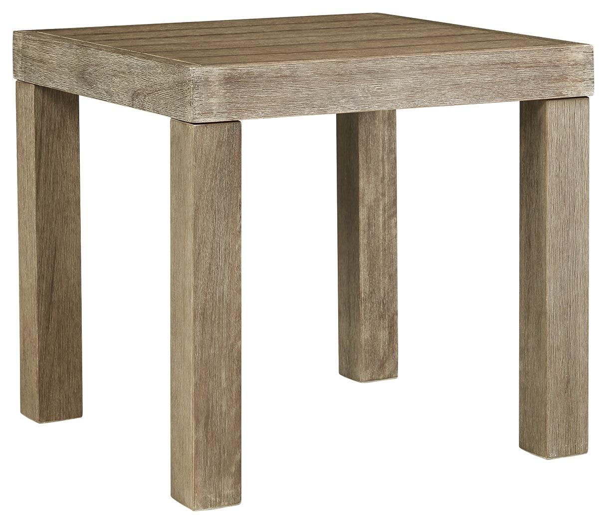 Silo Point Brown Outdoor End Table - Image 2