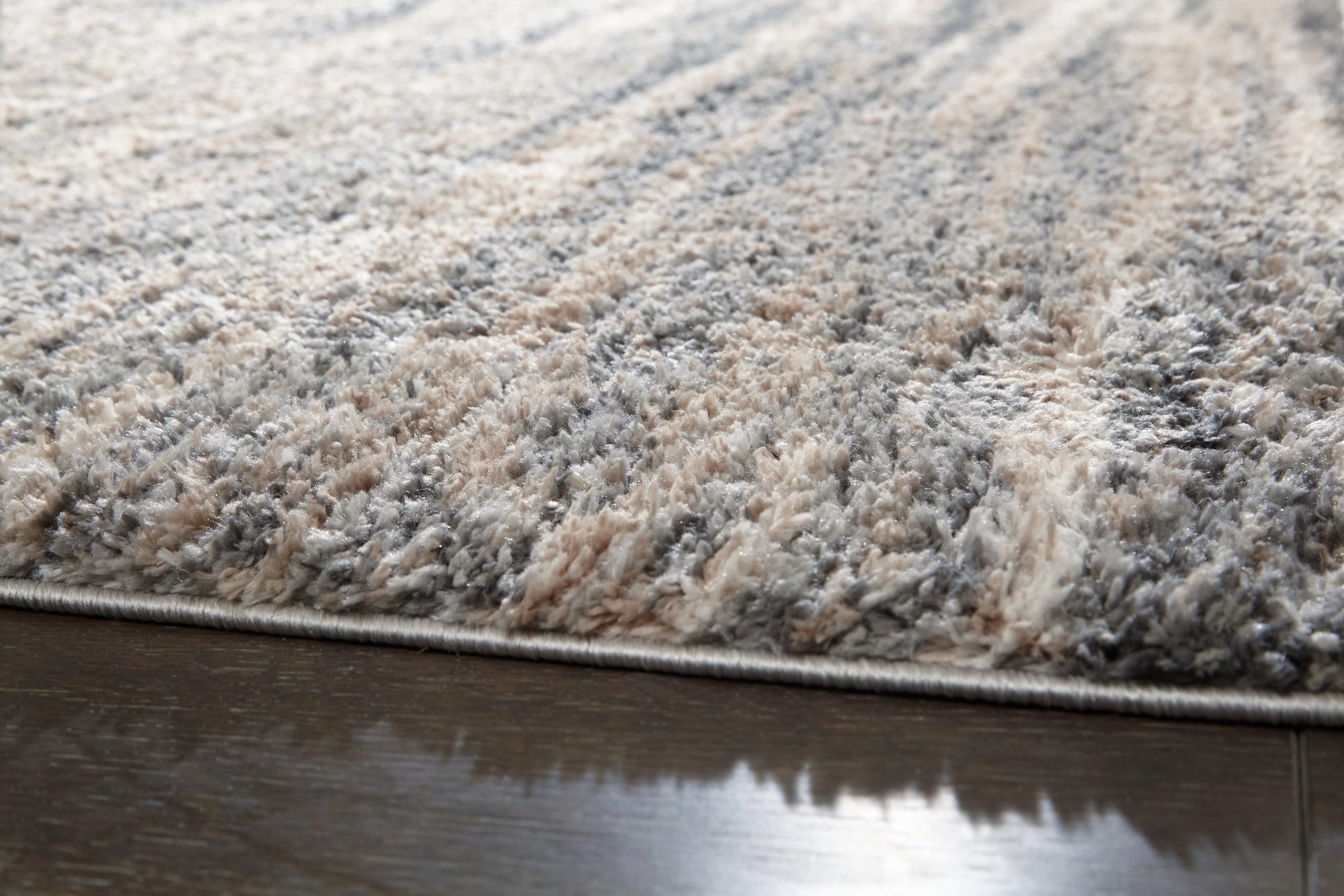 Gizela Ivory Beige Gray 7'10" X 10' Rug - Image 3
