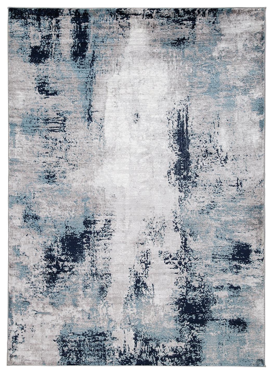 Leonelle White Blue Gray 7'10" X 10' Rug - Image 2