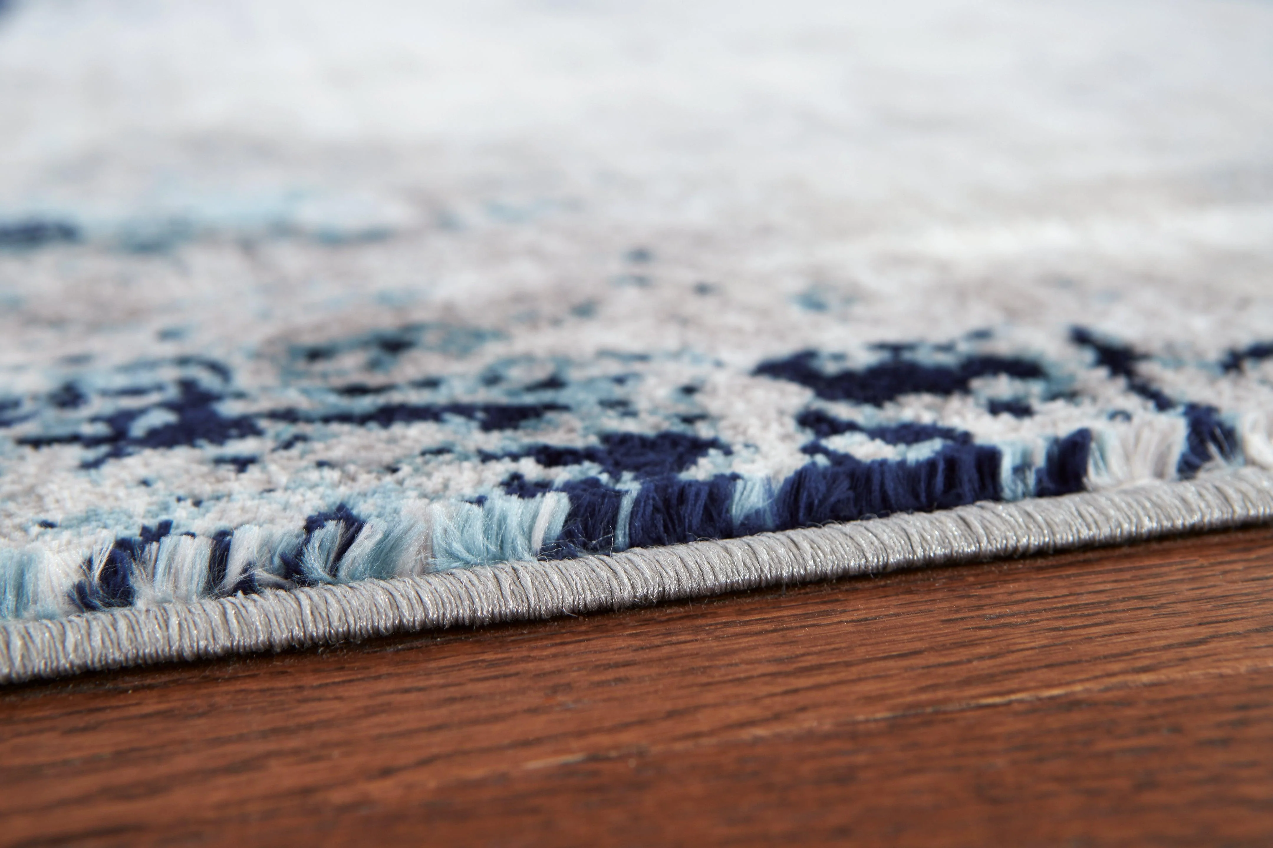 Leonelle White Blue Gray 7'10" X 10' Rug - Image 3