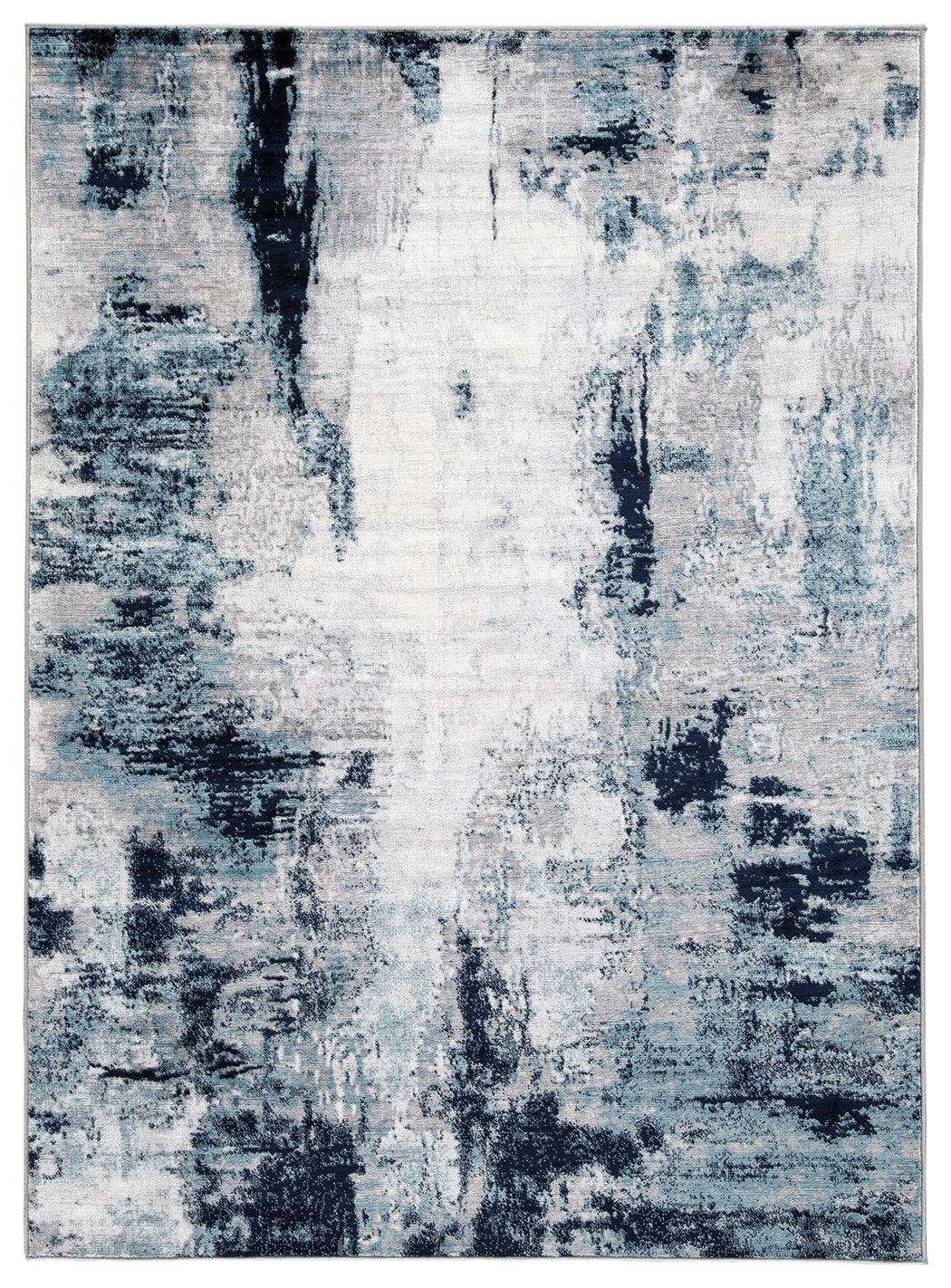 Leonelle Cream Blue Gray 5'3" X 7'3" Rug - Image 2