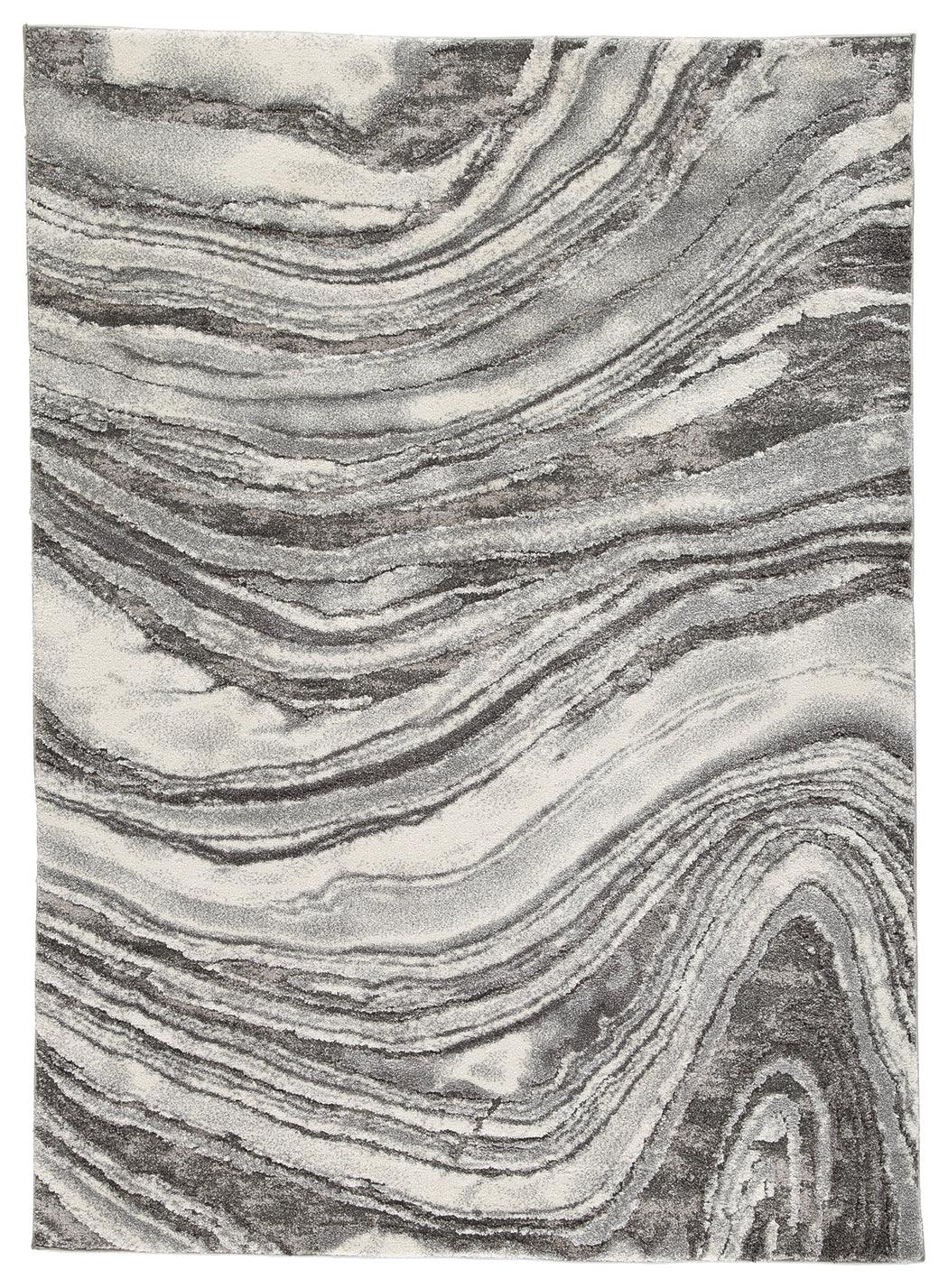 Wysdale Ivory Gray 5'3" X 7'3" Rug - Image 2