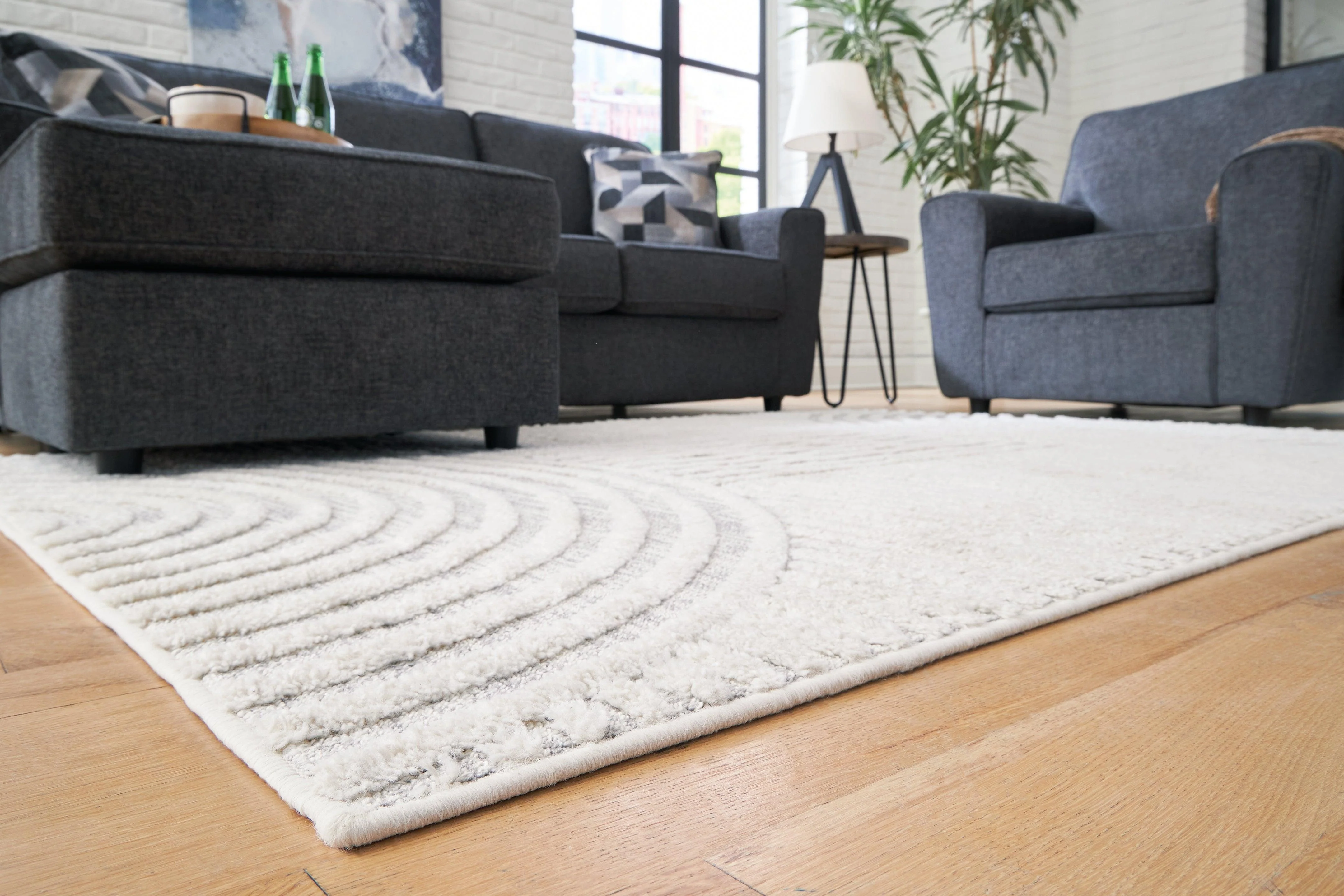 Lambworth Gray Cream 7'10" X 10' Rug - Image 3