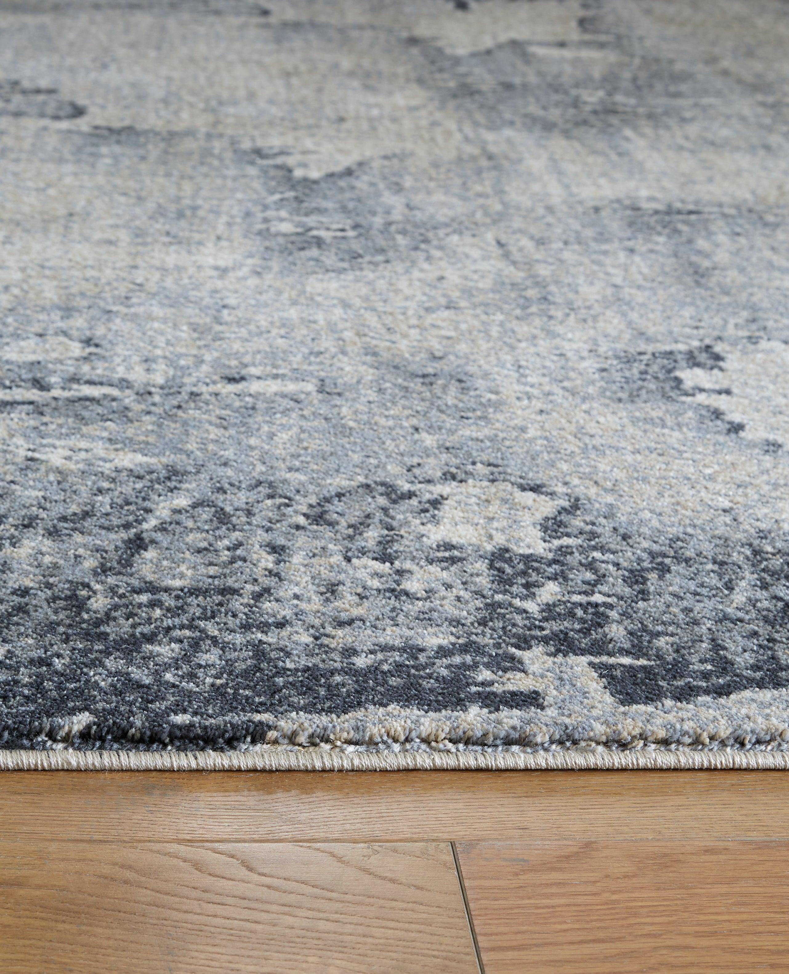 Langrich Blue Gray Cream 7'10" X 10'6" Rug - Image 3