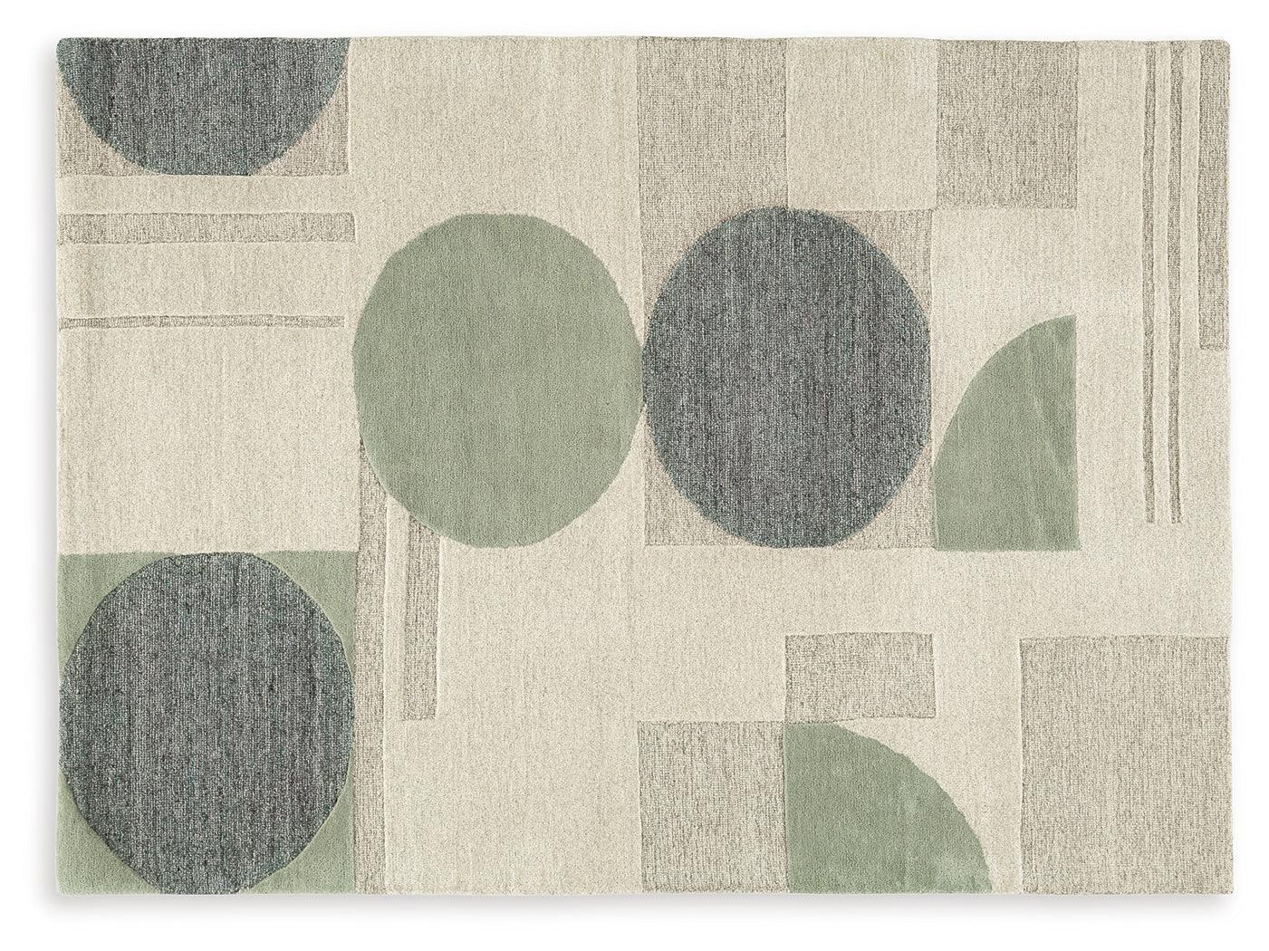 Dallane Linen Blue Green 5' X 7' Rug - Image 2