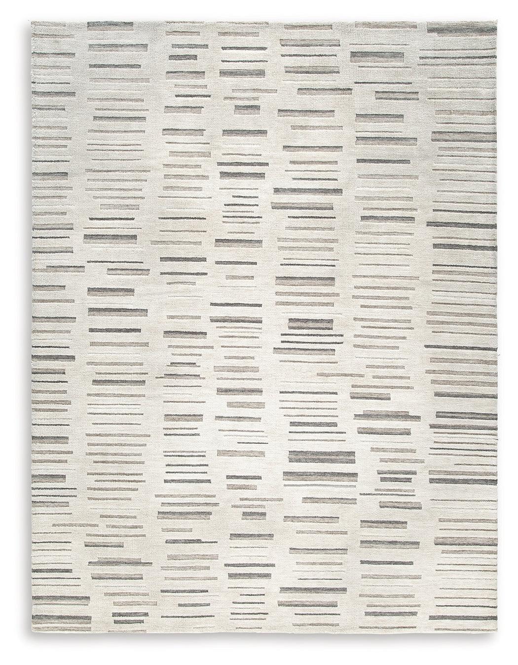 Leesdale Ivory Brown Black 8' X 10' Rug - Image 2