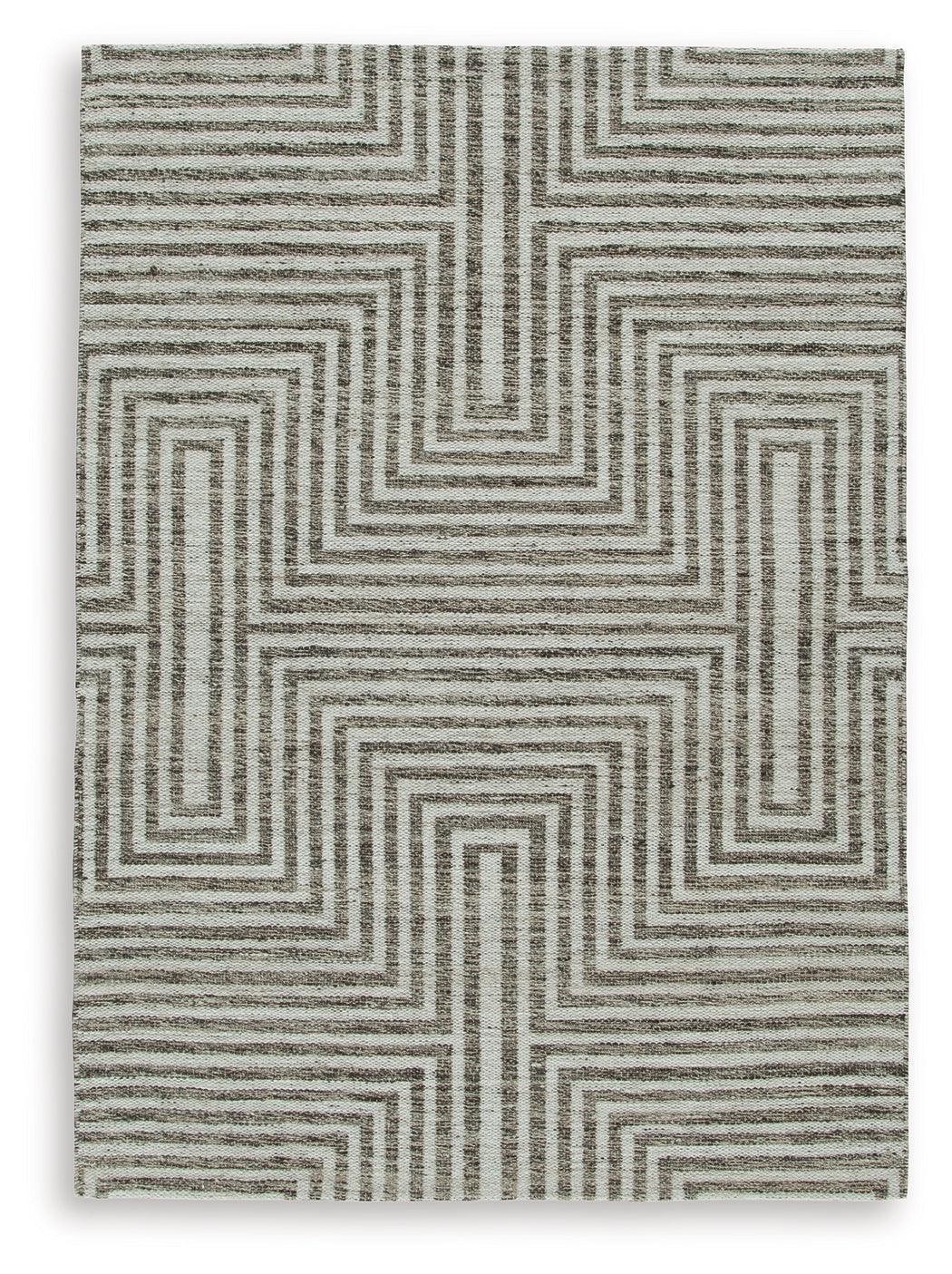 Jossen Ivory/Gray 5' x 7' Rug - Image 2