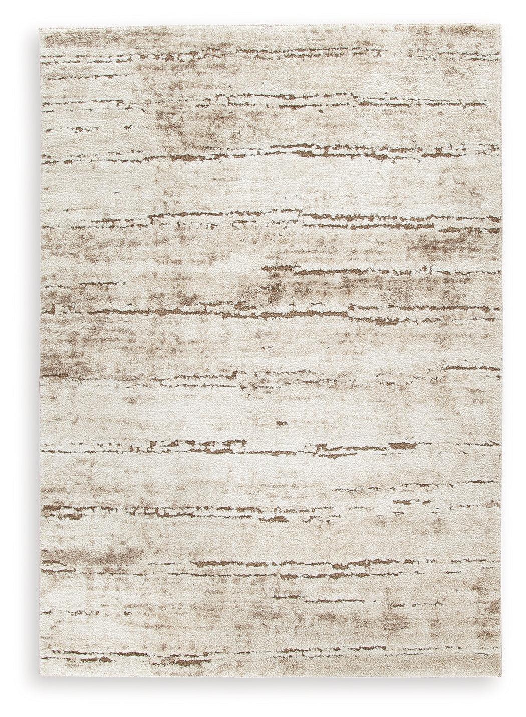Kasney Cream Brown Medium Rug - Image 2