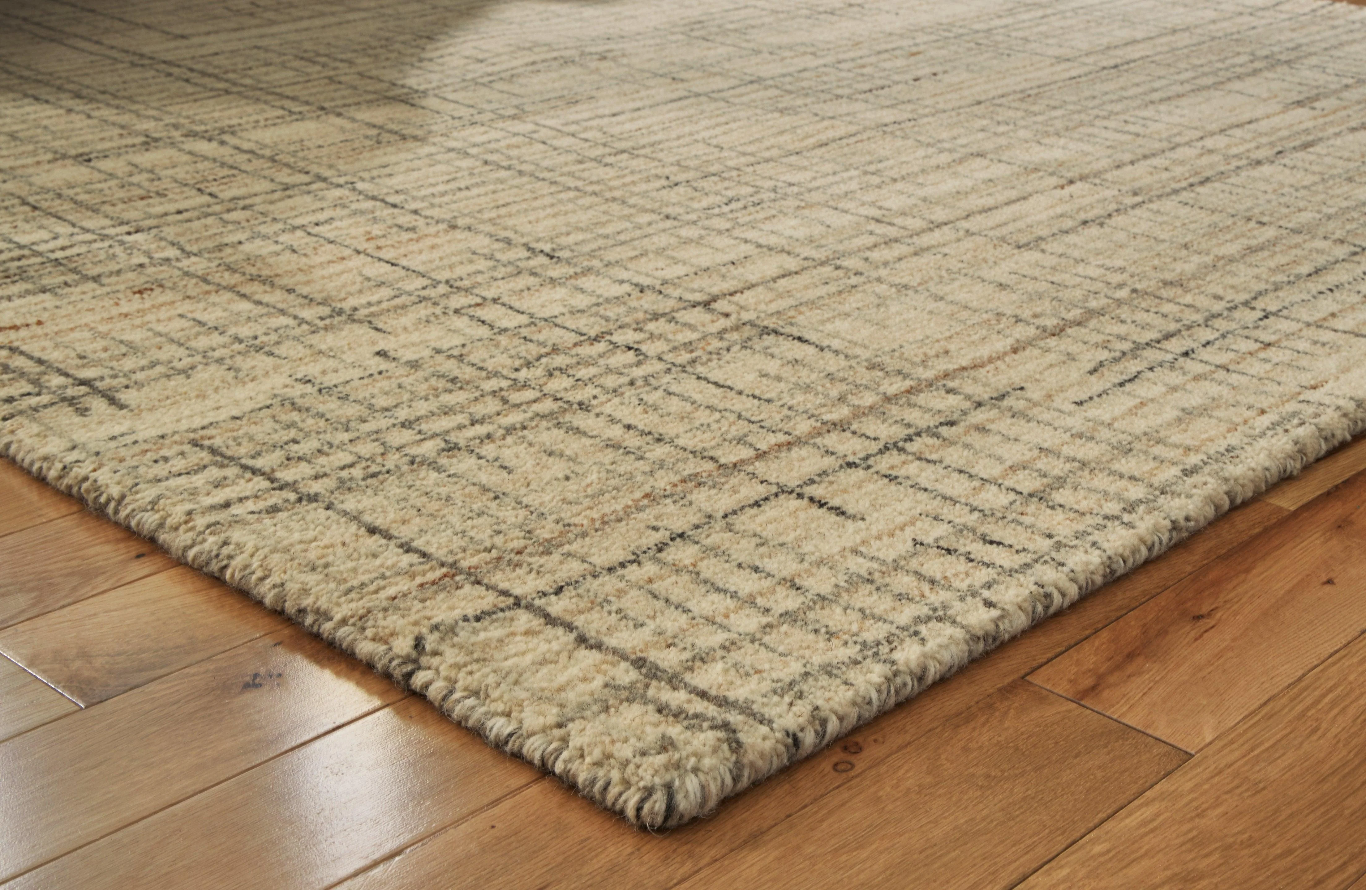 Janston Ivory Gray Tan Medium Rug - Image 3