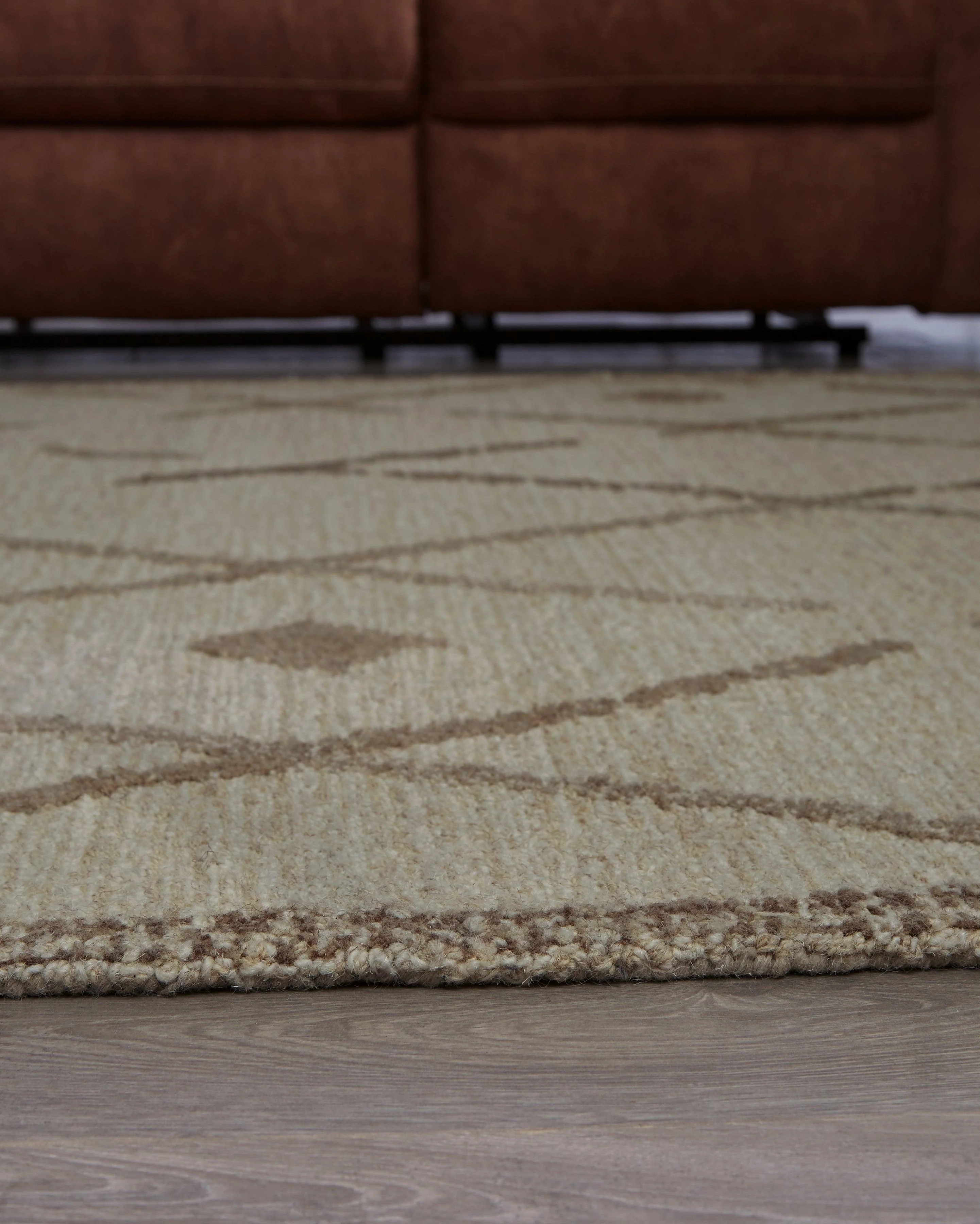Guyford Beige/Brown 5' x 7' Rug - Image 3