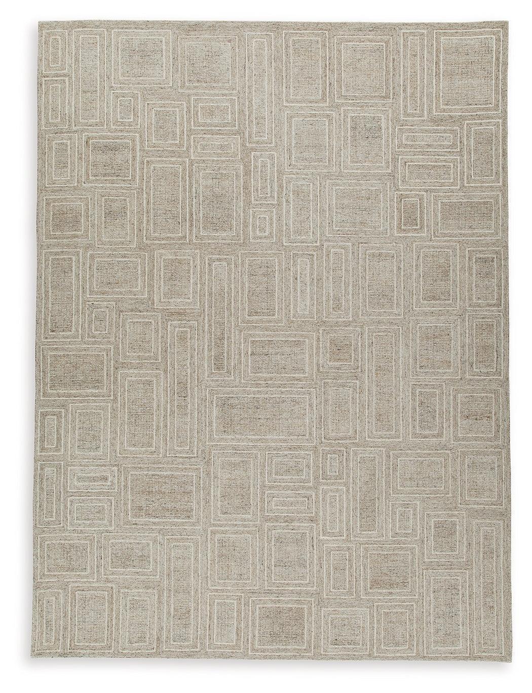 Brickburgh Gray Ivory Honey Extra Large Rug - Image 2
