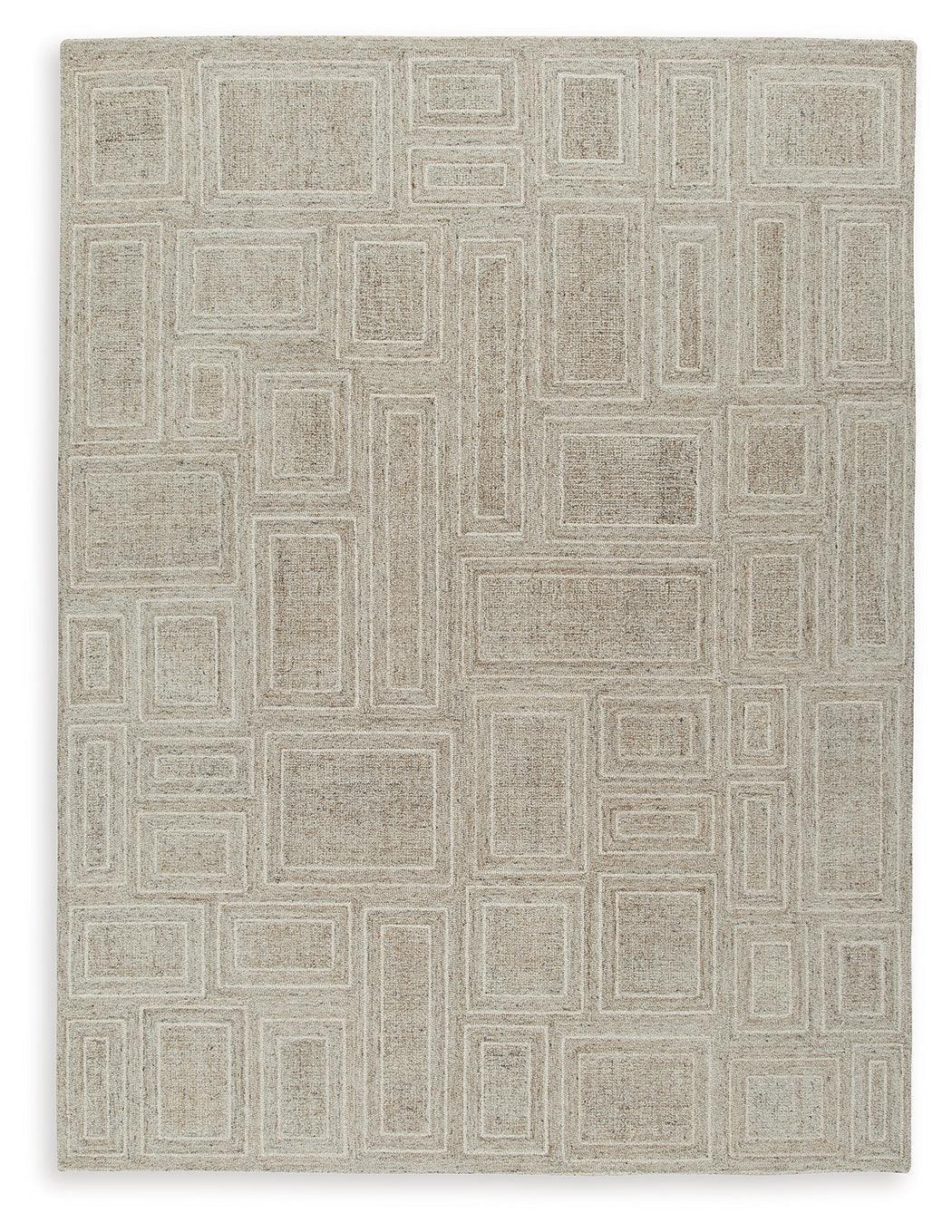 Brickburgh Gray Ivory Honey Large Rug - Image 2