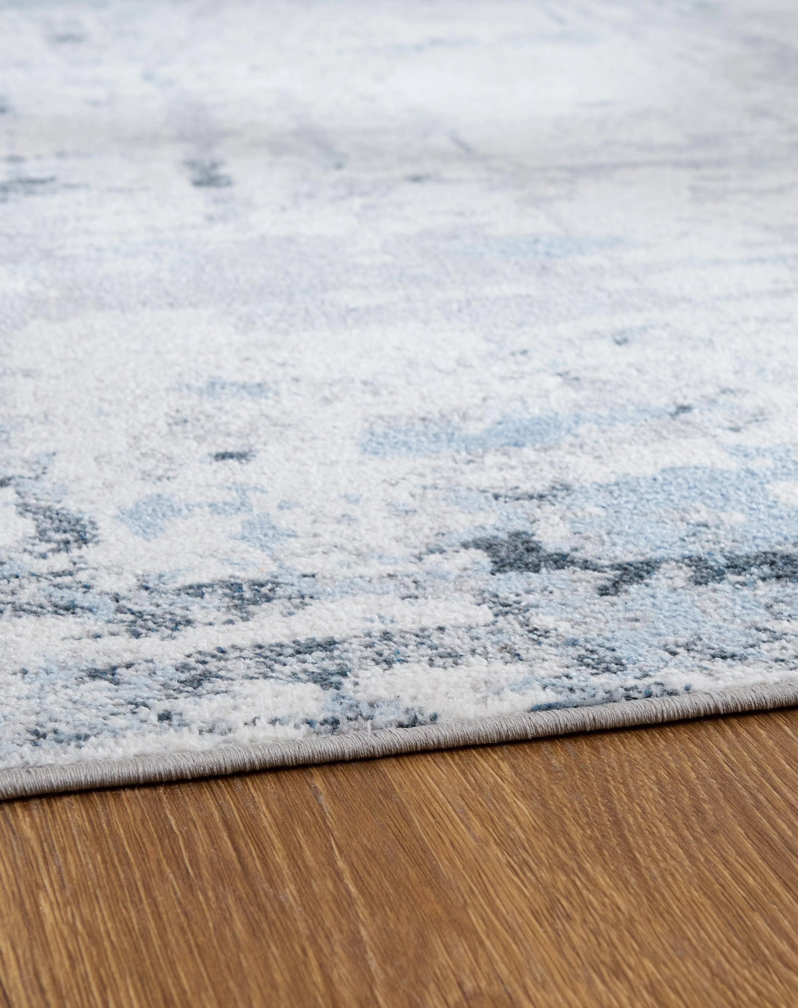 Emertonly Blue/White/Gray 5' x 7' Washable Rug - Image 2