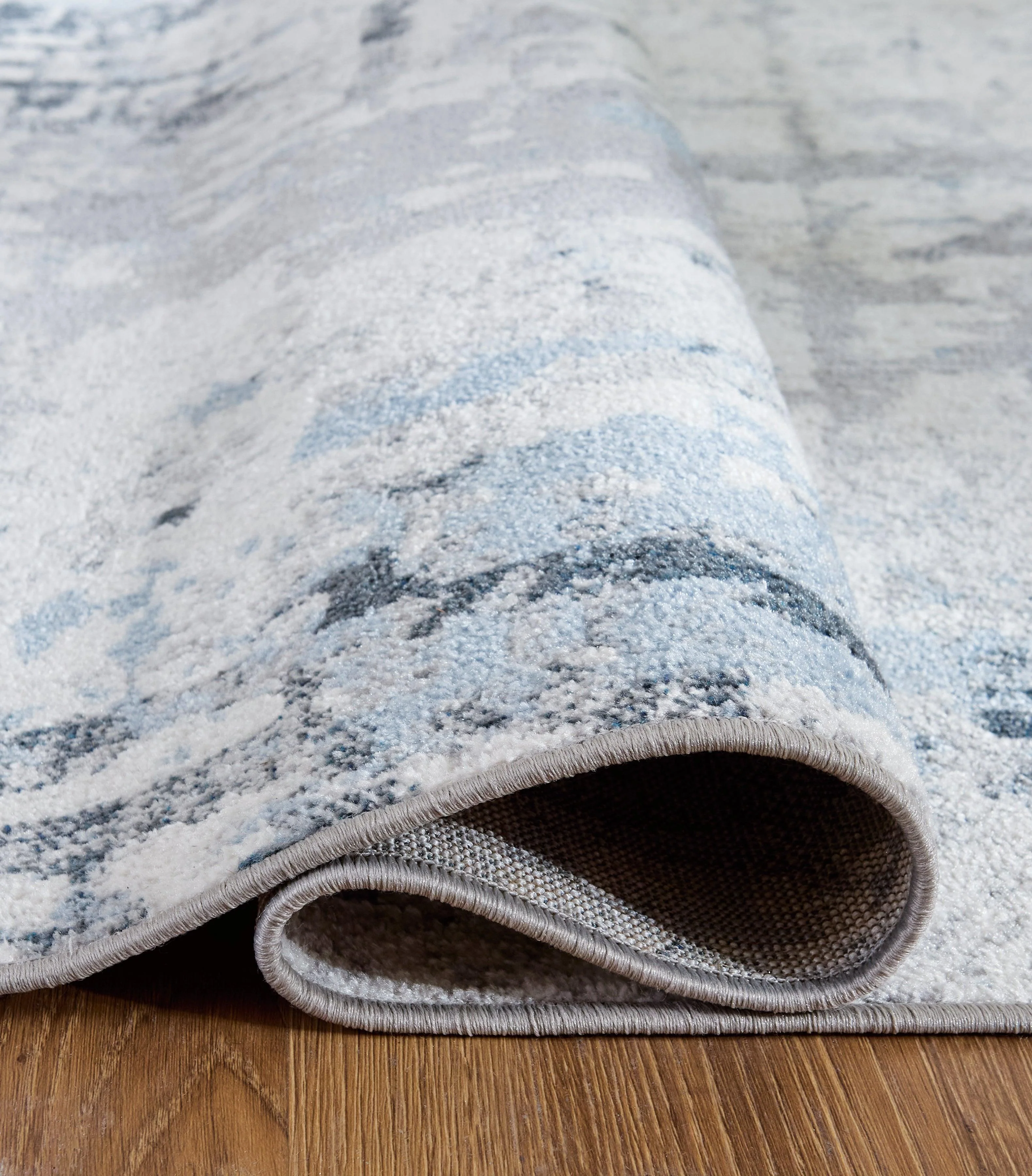Emertonly Blue/White/Gray 8' x 10' Washable Rug - Image 3