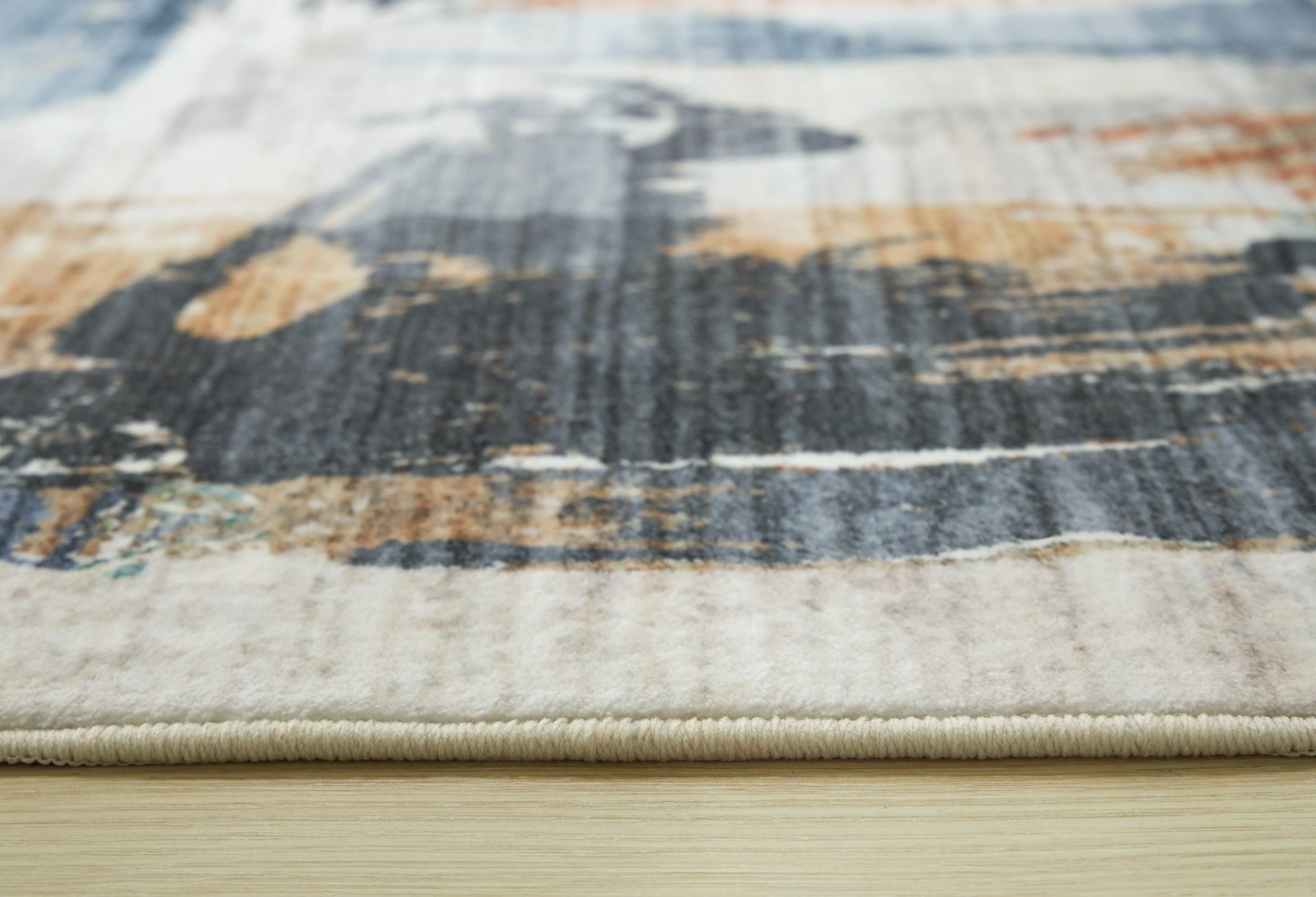 Hessland Multi 5' x 7' Washable Rug - Image 3
