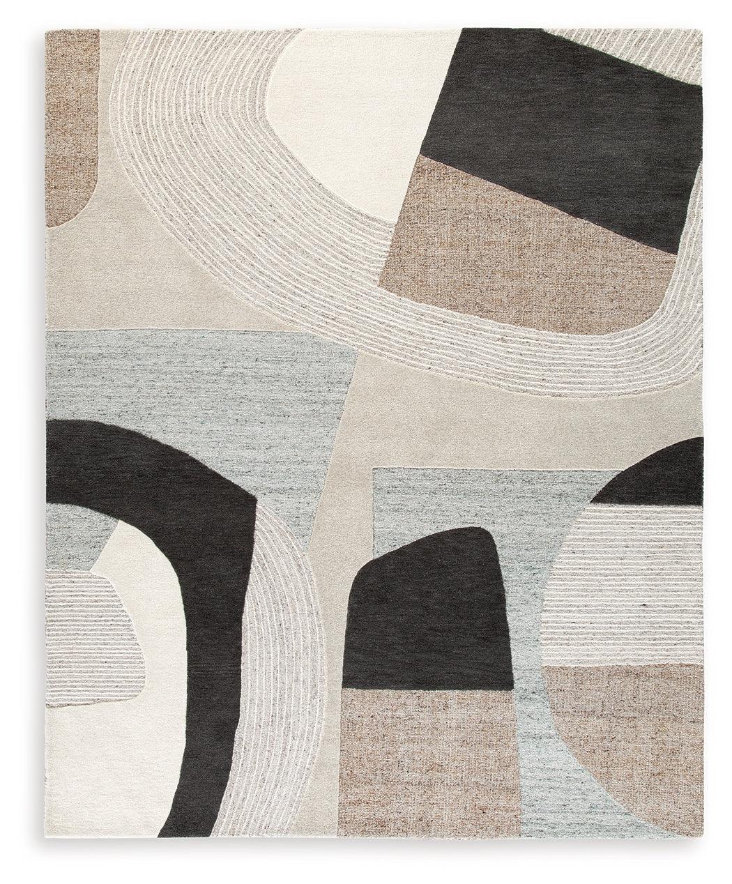 Edrickhill Grayish Teal/Taupe/Cream 8' x 10' Rug - Image 2
