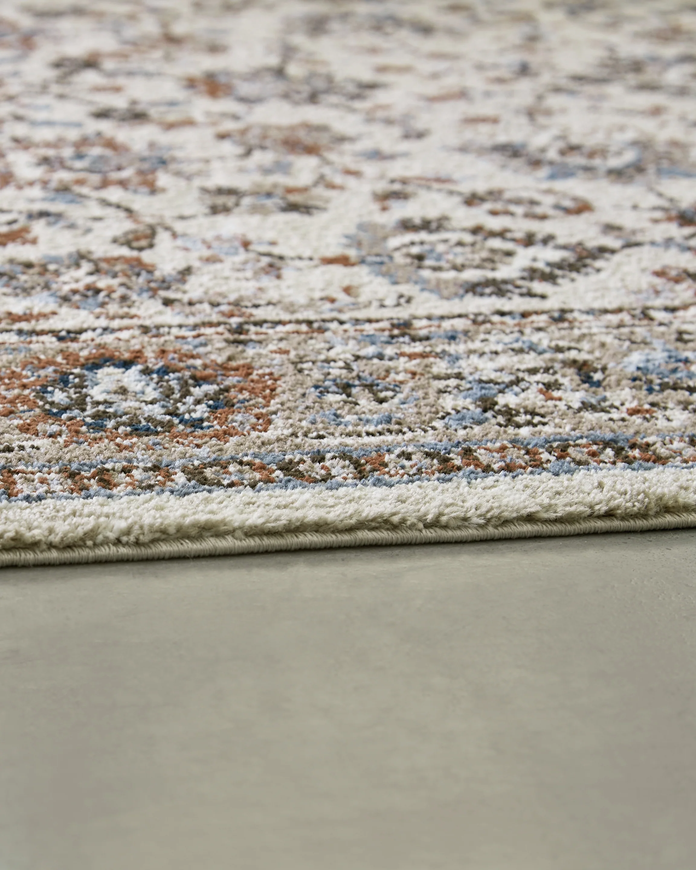 Beritham Blue/Brown/Beige Large Rug - Image 3