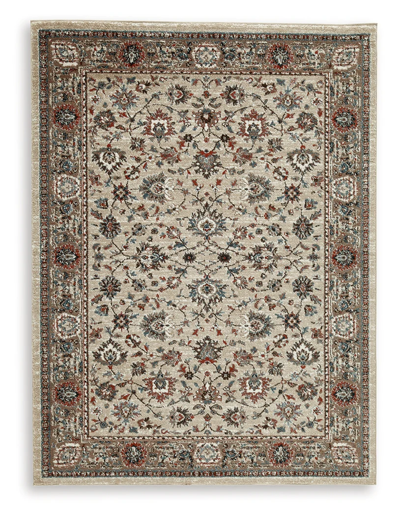 Beritham Blue/Brown/Beige Large Rug - Image 2