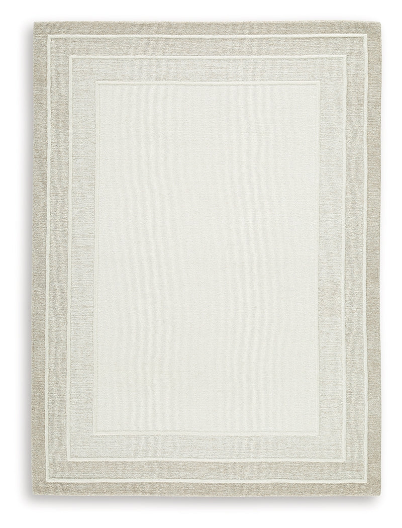 Teelgan Ivory/Tan Medium Rug - Image 2