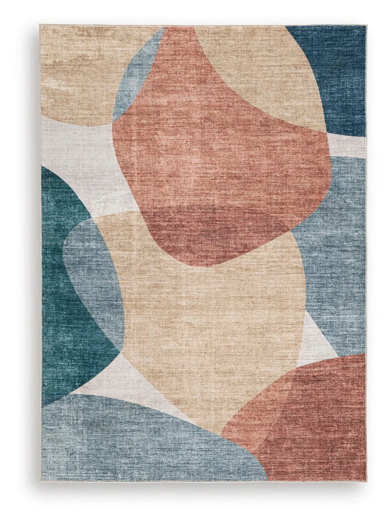 Chanleigh Multi Washable 5' x 7' Area Rug - Image 2