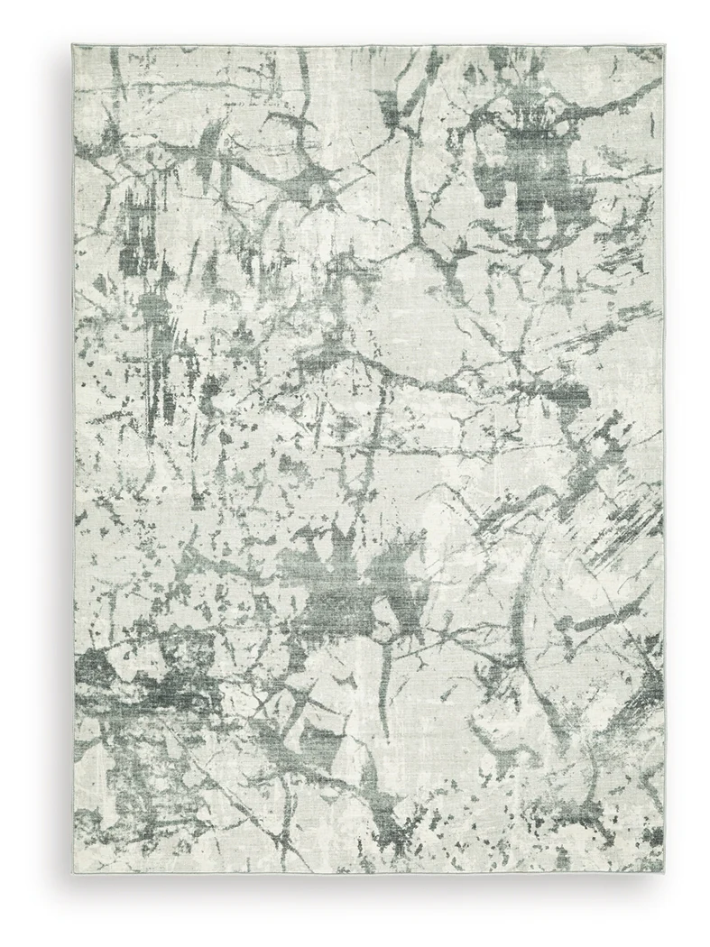 Tobinbury Gray Washable 5' x 7' Area Rug - Image 2