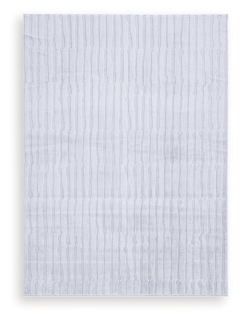 Worthley Gray Washable 5' x 7' Area Rug - Image 2