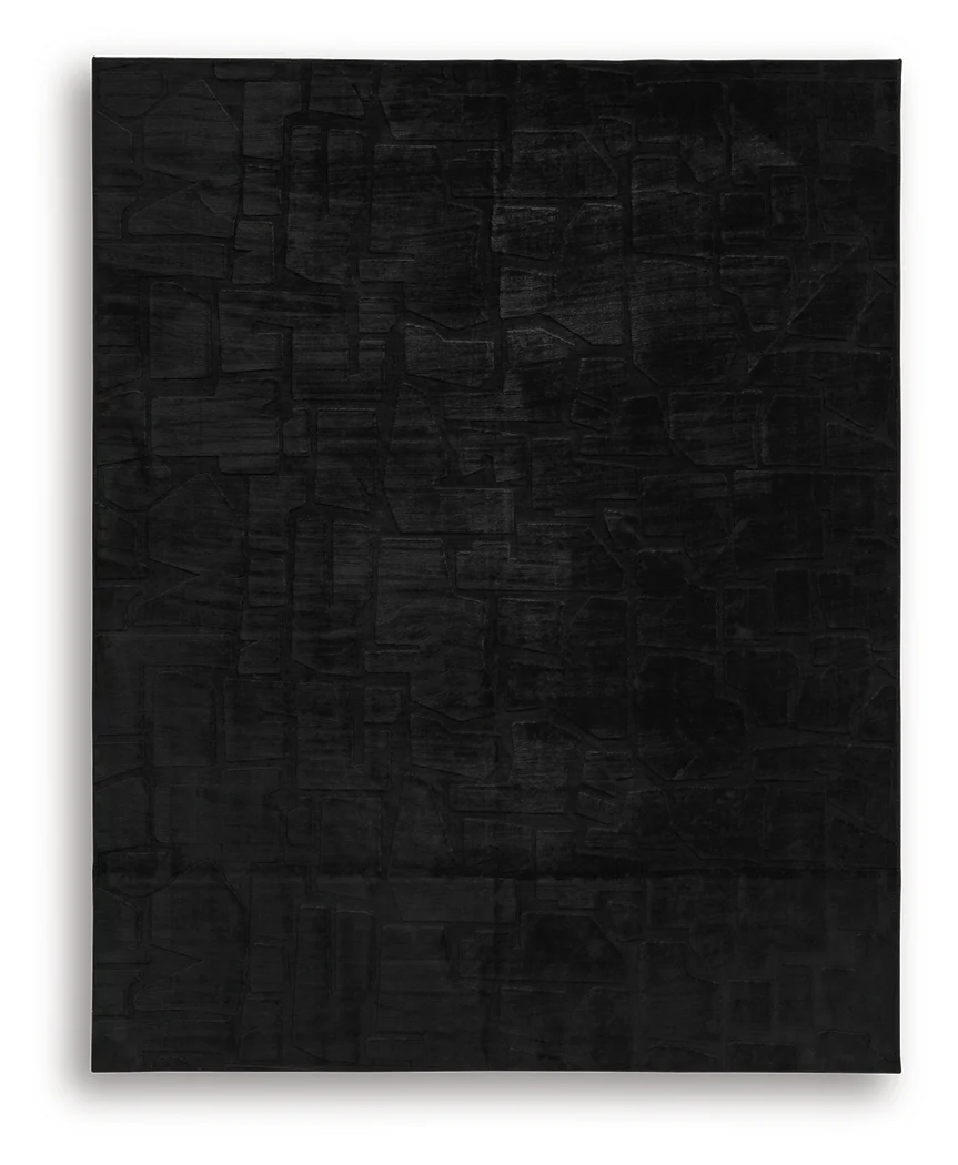 Gibbswell Black Washable 8' x 10' Area Rug - Image 2