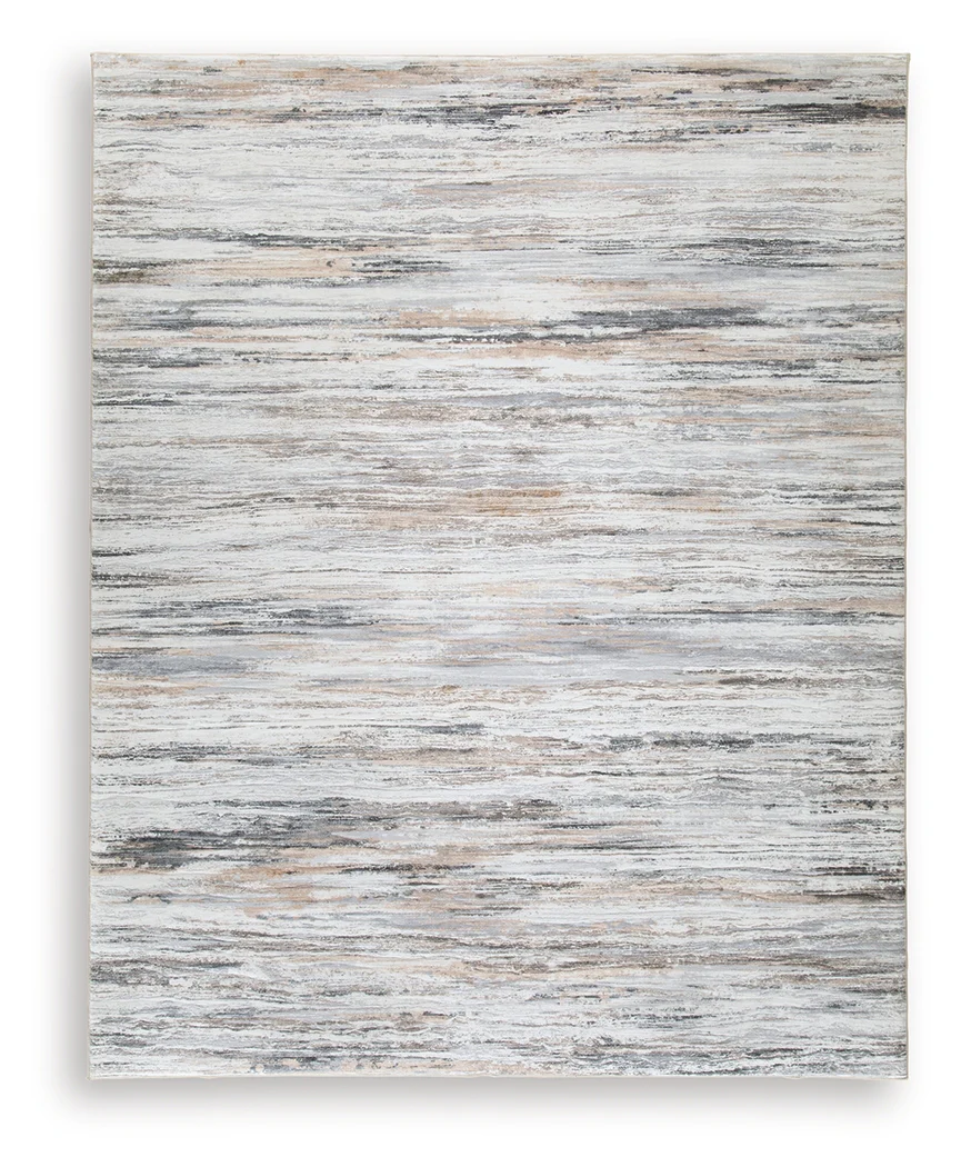 Nace Gray/Brown/White 7'6" X 9'6" Memory Foam Area Rug - Image 2