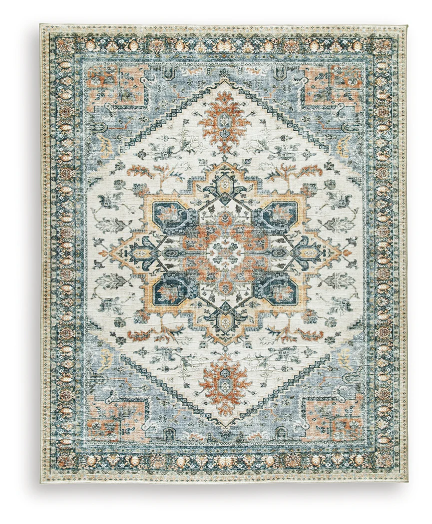 Wallney Multi 7'6" X 9'6" Memory Foam Area Rug - Image 2