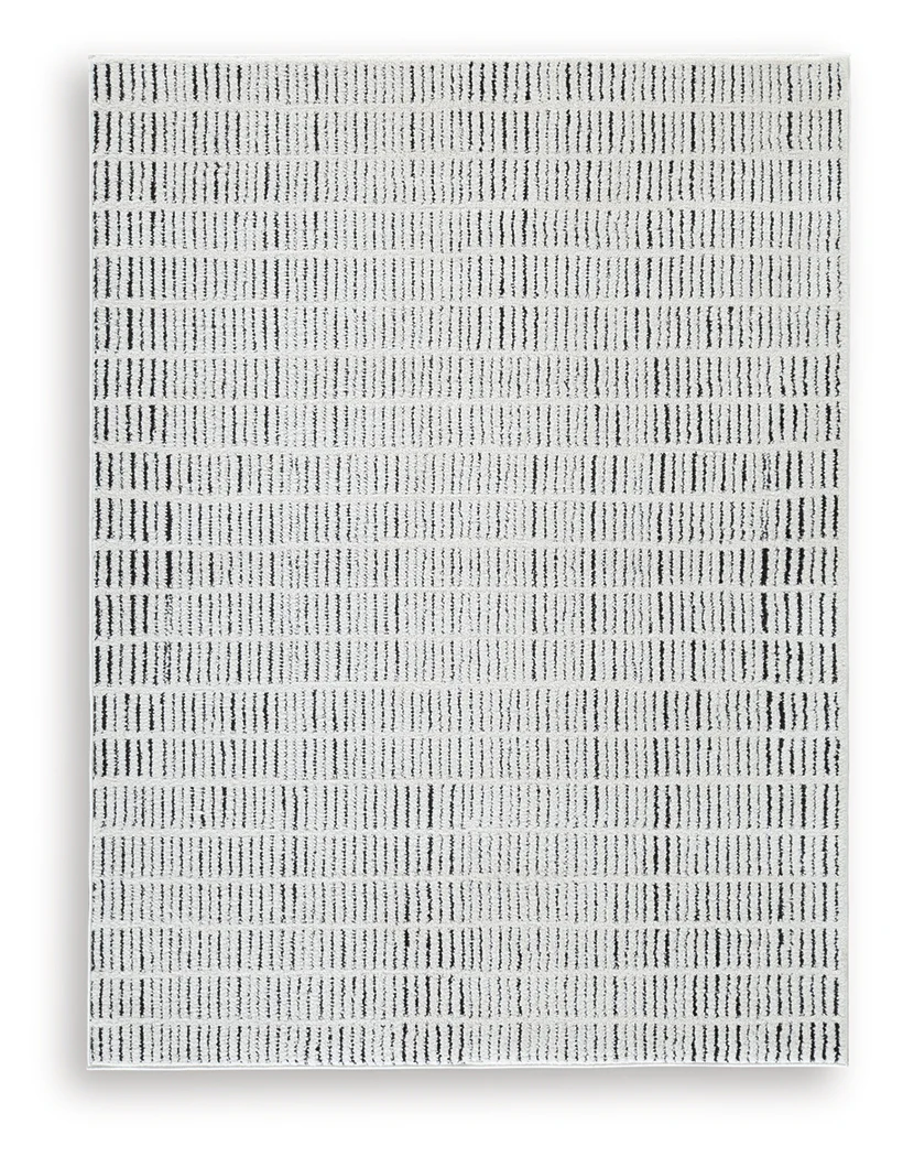 Turinwith Ivory/Black 5'3" x 7' Area Rug - Image 2