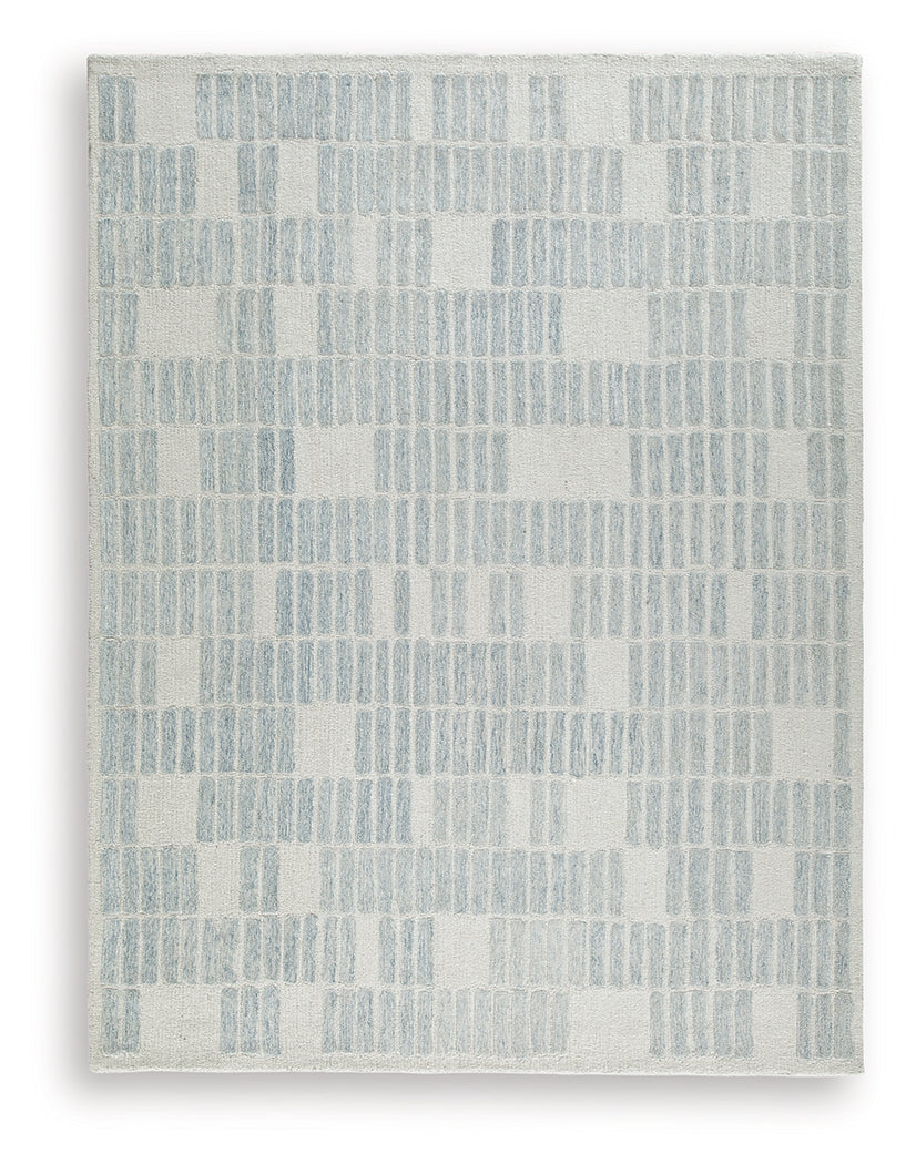 Dylanton Ivory/Blue 7'8" x 10' Area Rug - Image 2
