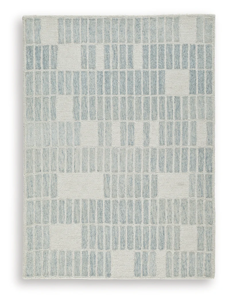 Dylanton Ivory/Blue 5' x 7' Area Rug - Image 2