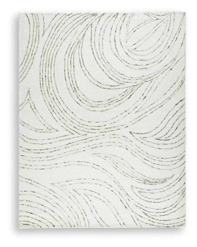 Deenbury Ivory/Green/Brown 7'8" x 10' Area Rug - Image 2