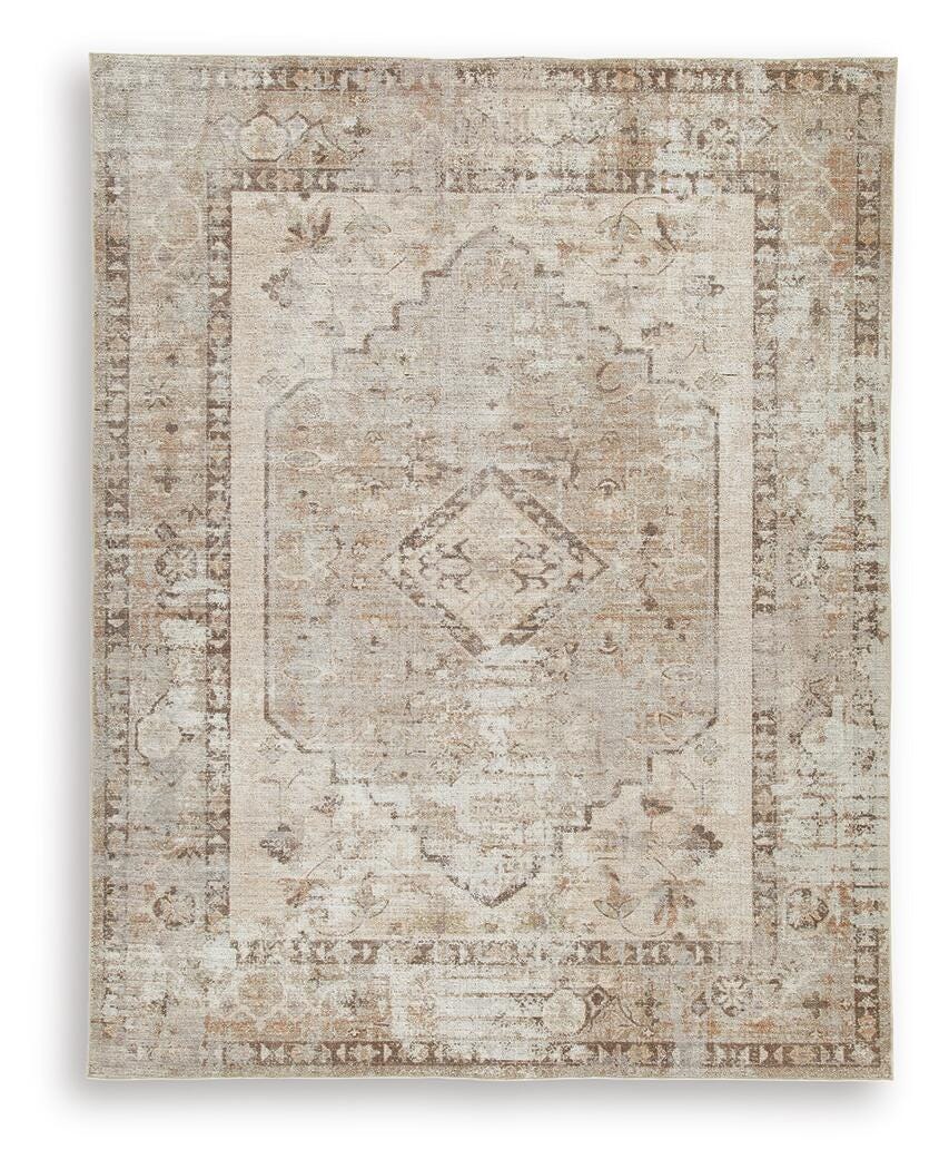 Livdon Brown/Beige/Gray Washable Large Rug - Image 2